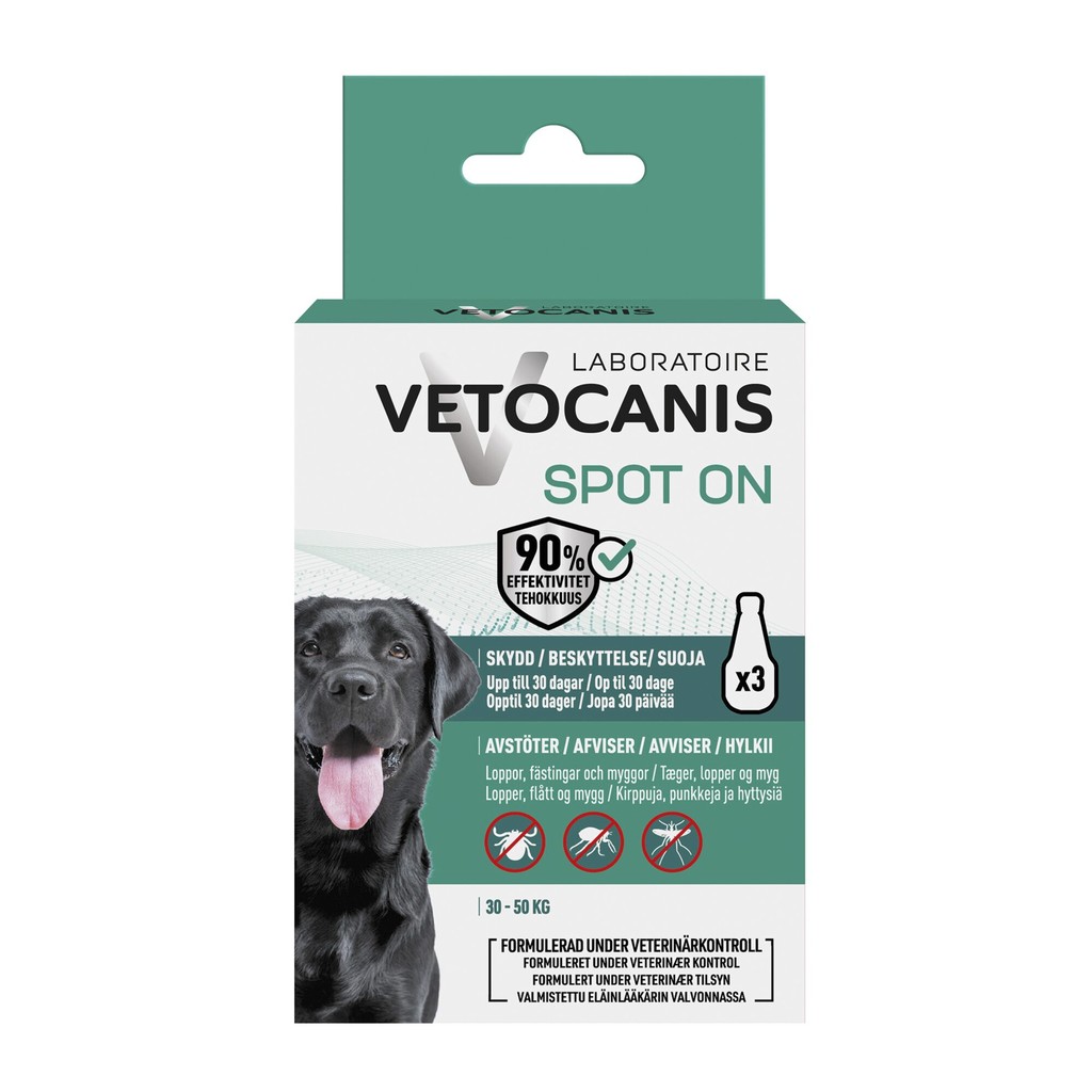 Vetocanis Anti-parasit Spot on Hund L 3 x 3 ml