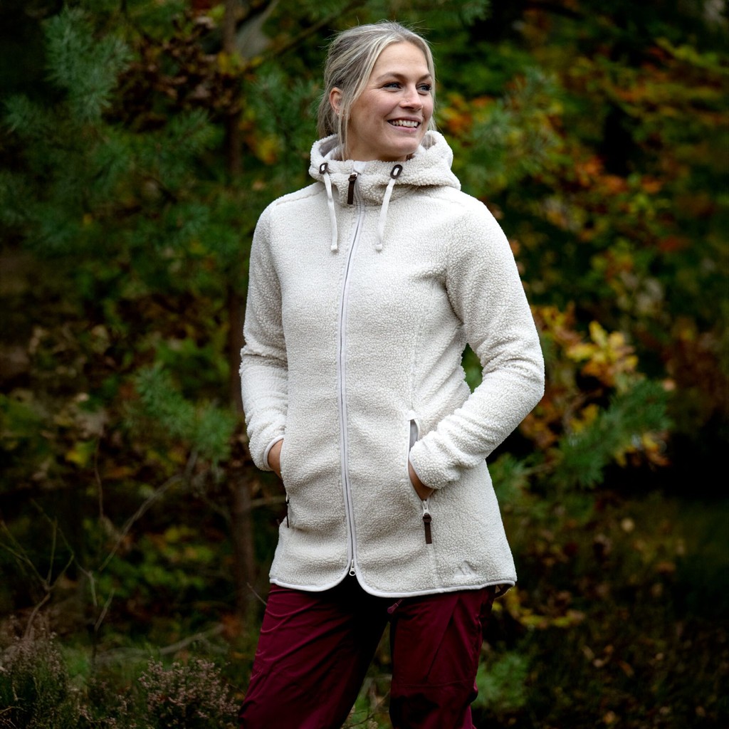 Naisten Pitkä fleecetakki