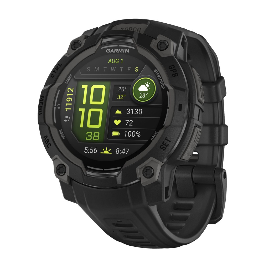 Garmin Instinct 3 AMOLED 45 mm Svart Garmin Instinct 3 AMOLED 45 mm Svart