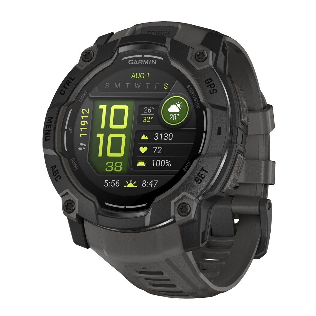 Garmin Instinct 3 AMOLED 50 mm Svart Garmin Instinct 3 AMOLED 50 mm Svart