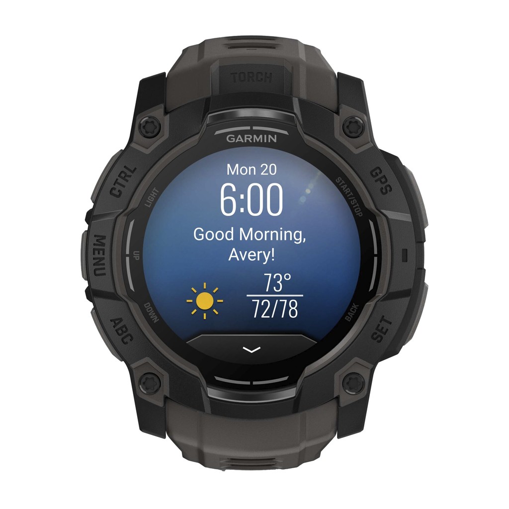 Garmin Instinct 3 AMOLED 50 mm Svart Garmin Instinct 3 AMOLED 50 mm Svart