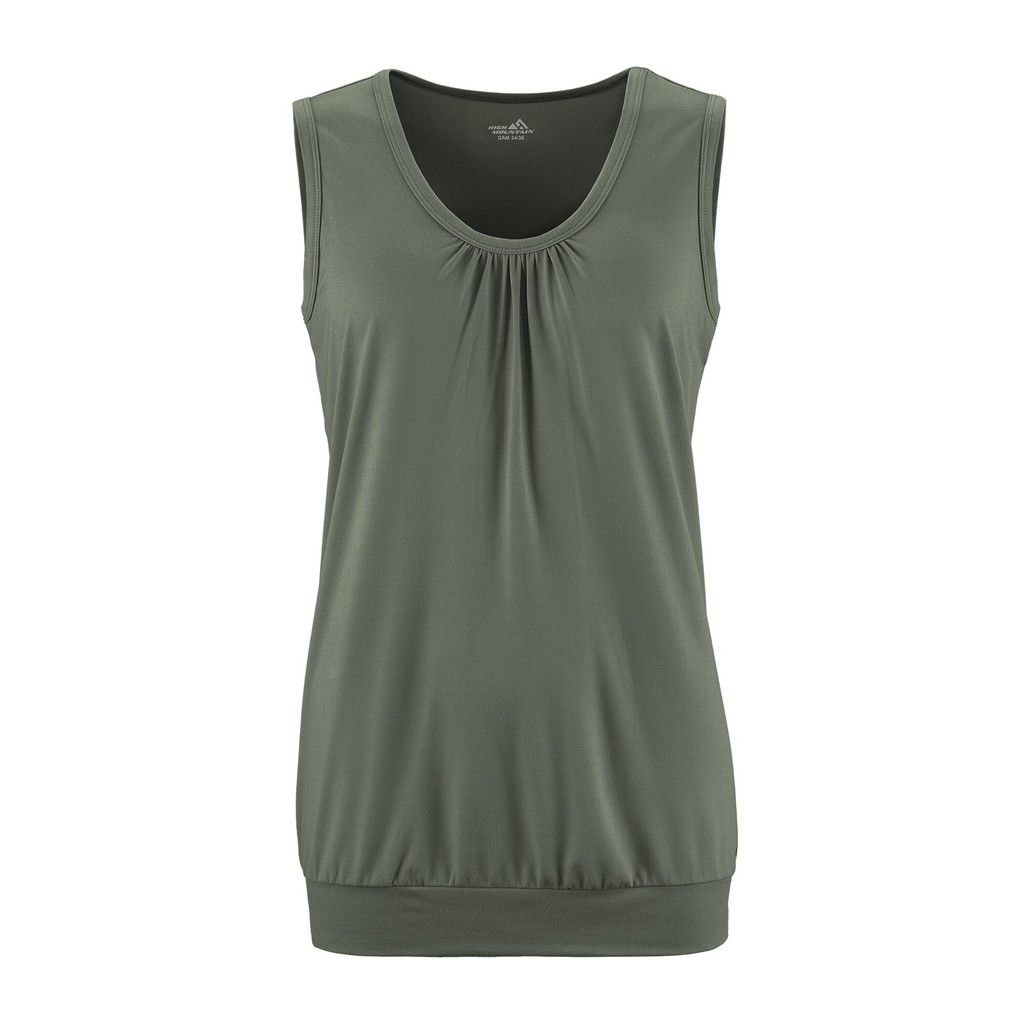 Damen Trainings-Tanktop Active Relaxed Grün