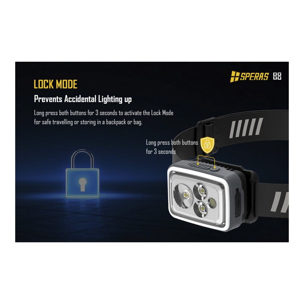 Speras B8 Pandelampe