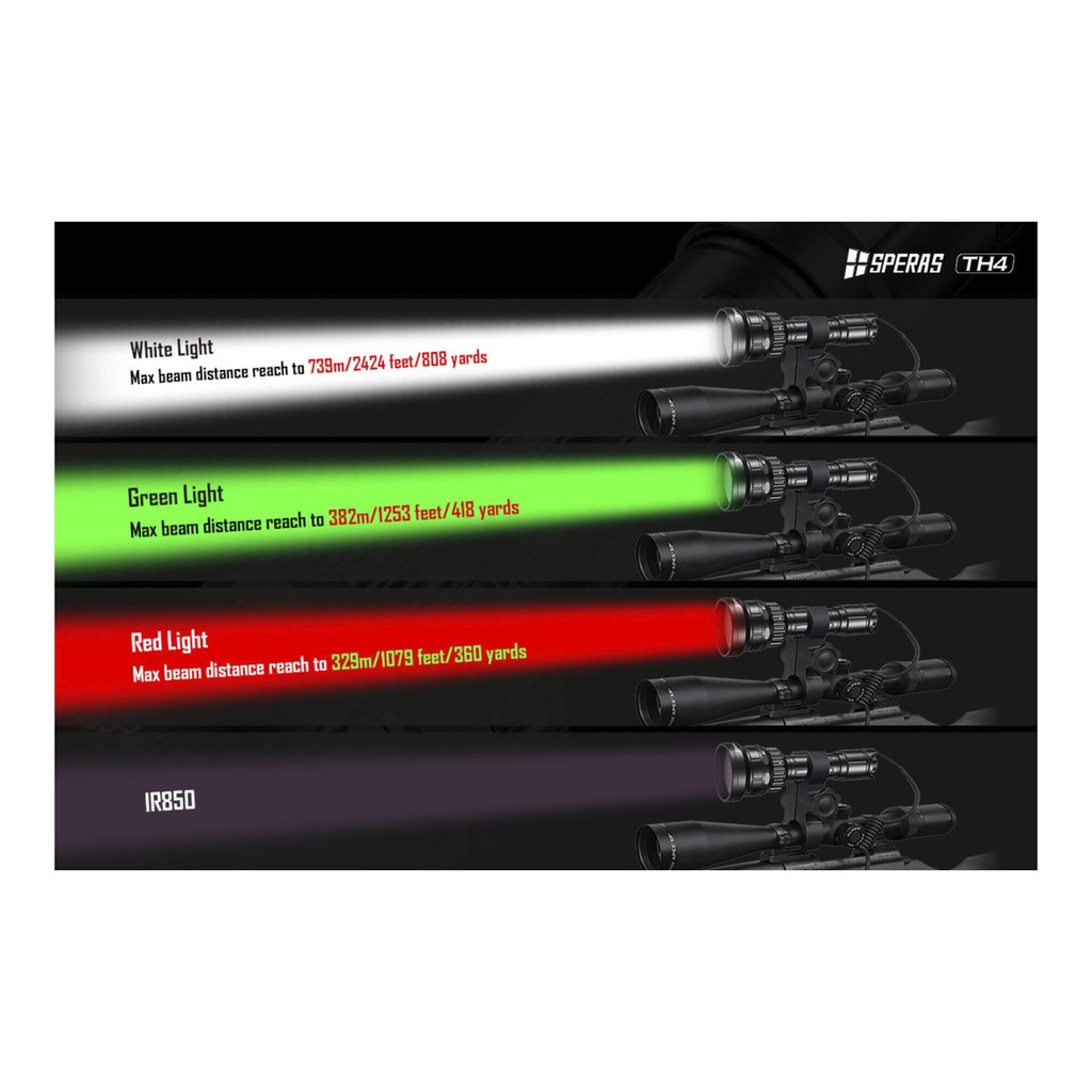 Speras TH4 Eftersøgnings- og jagtlampe