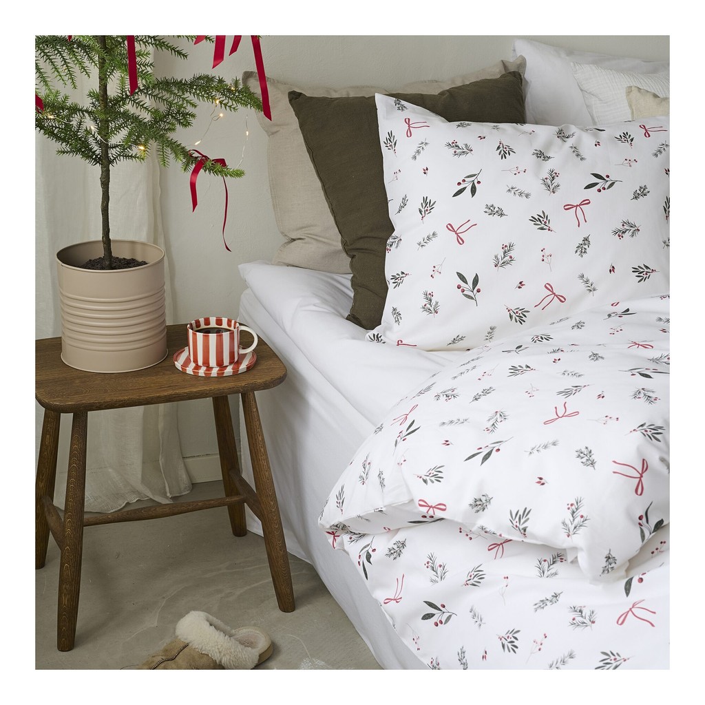 Påslakan Julkvisten Röd