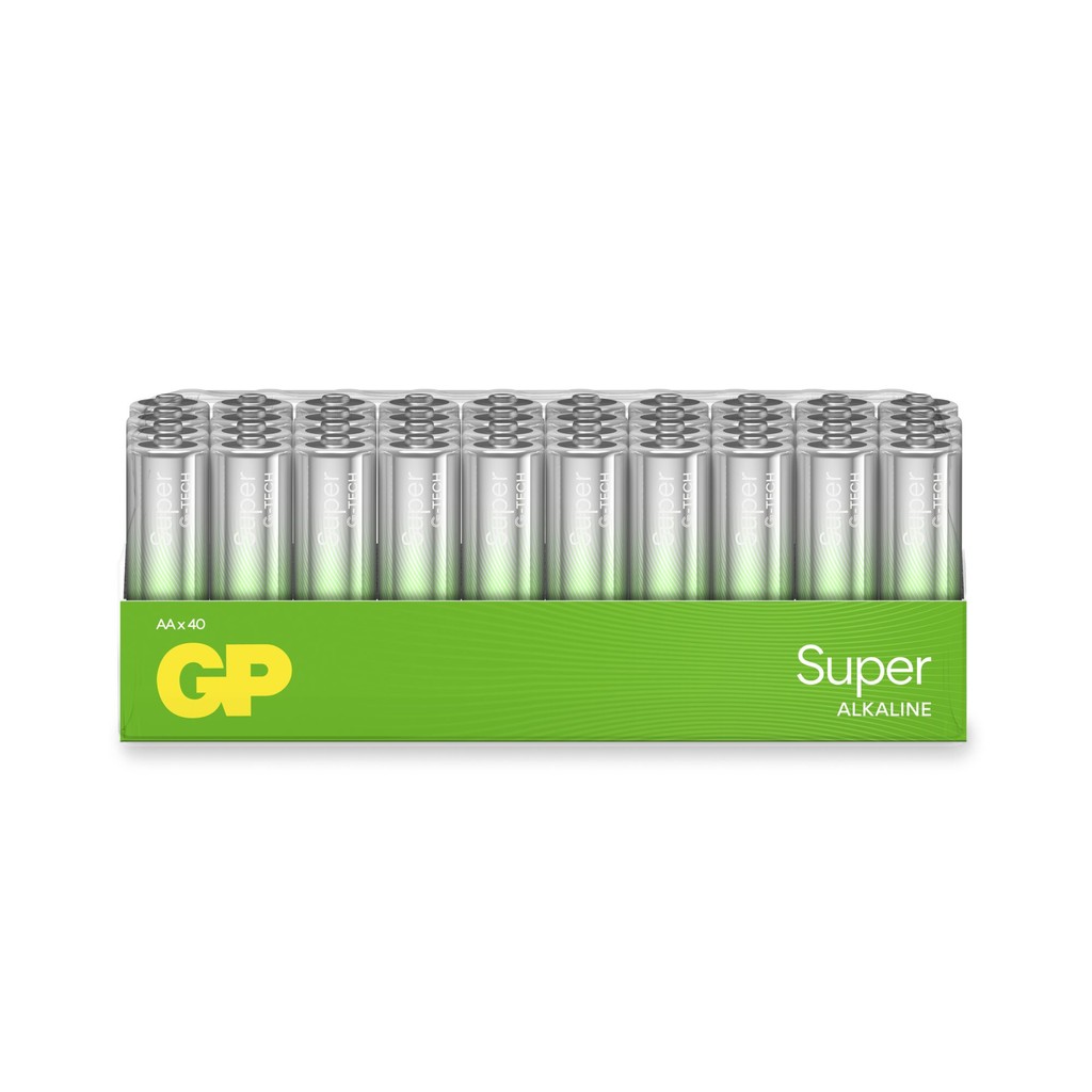 GP Super Alkaline AA Batteri 40-pack