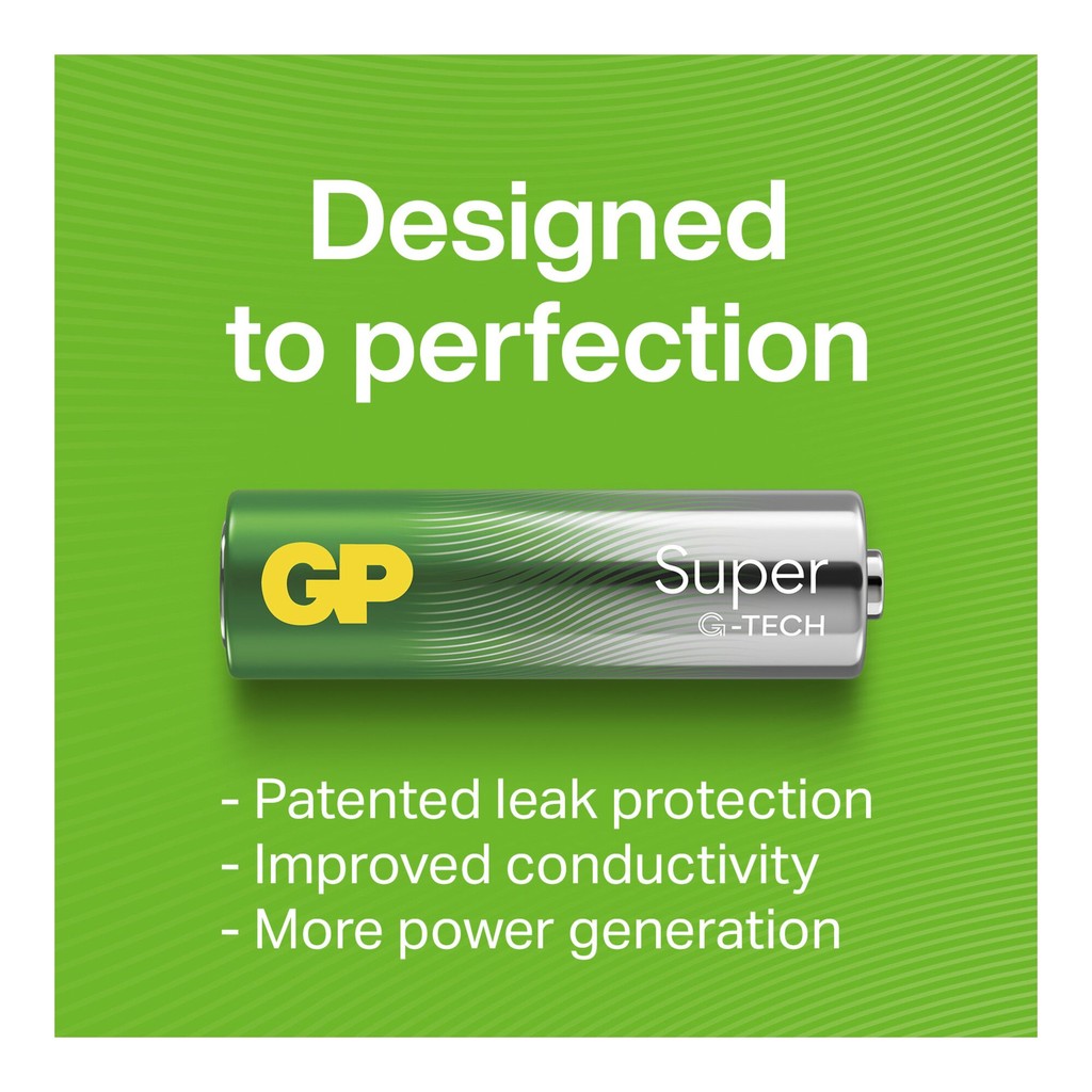 GP Super Alkaline AA Batteri 40-pack