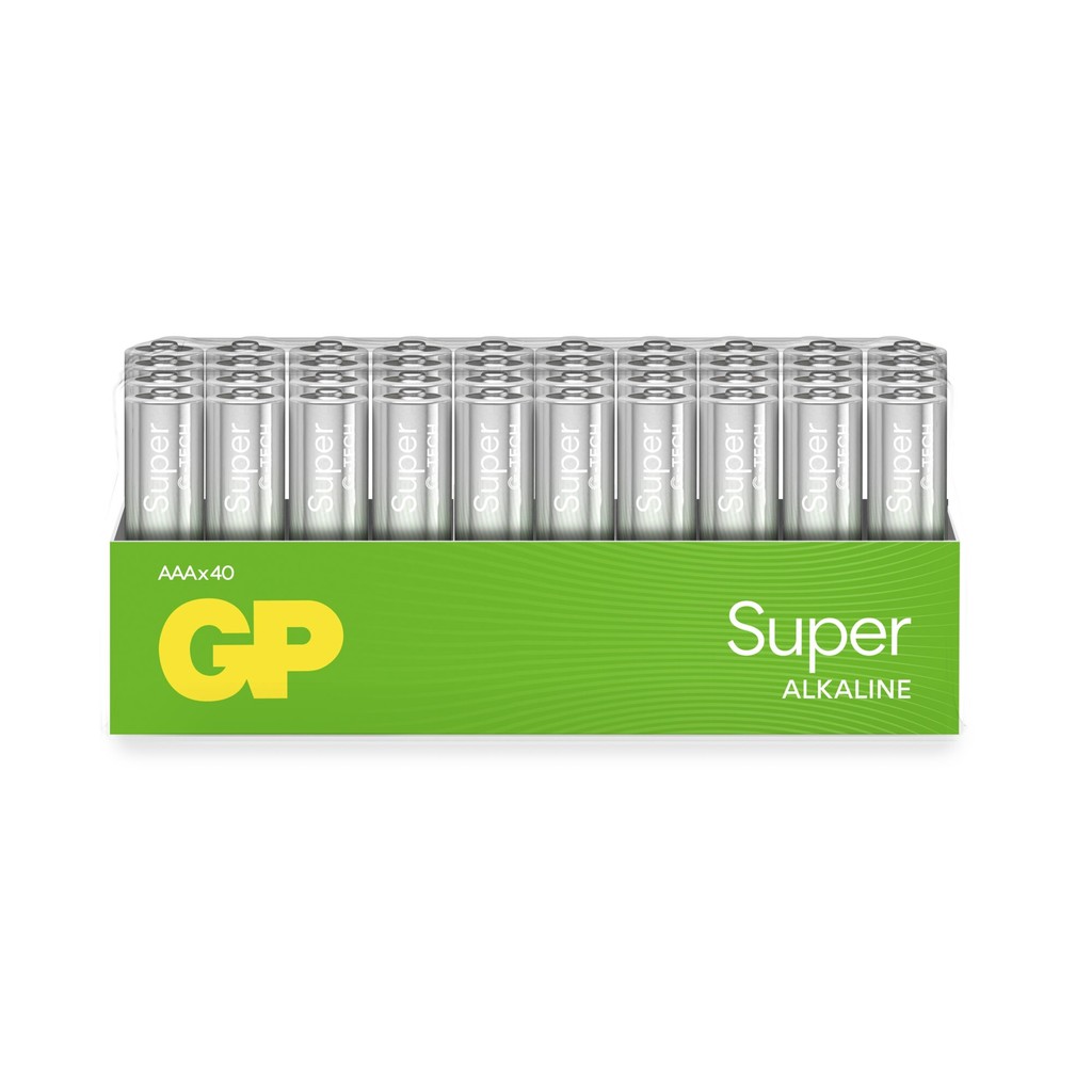 GP Super Alkaline AAA Batteri 40-pack