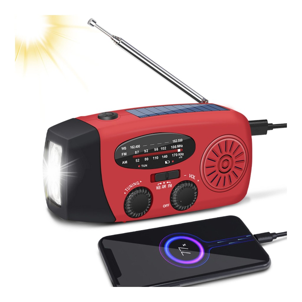 Nödradio med vev Nödradio med vev