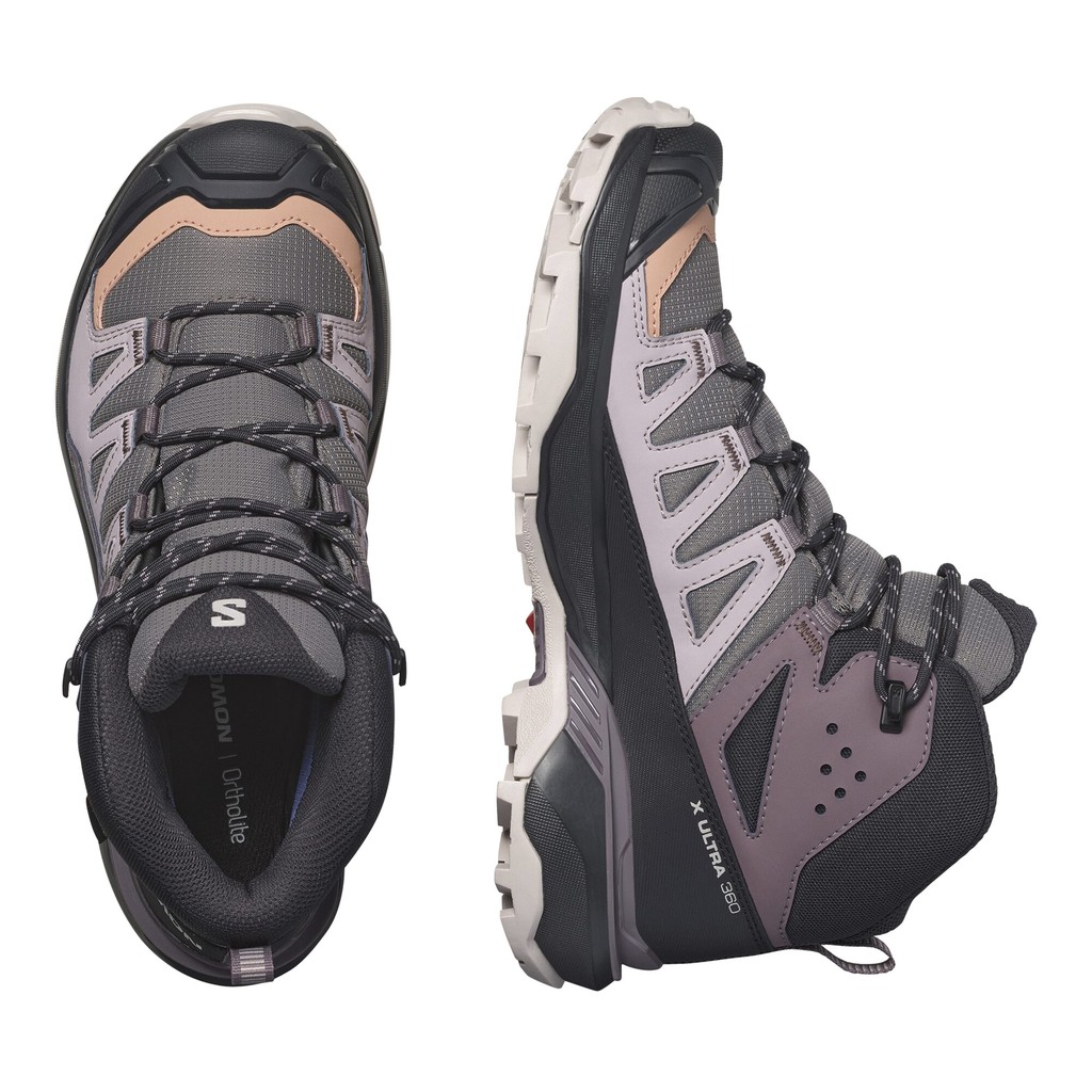 Salomon X Ultra 360 Mid GTX Dam Lila