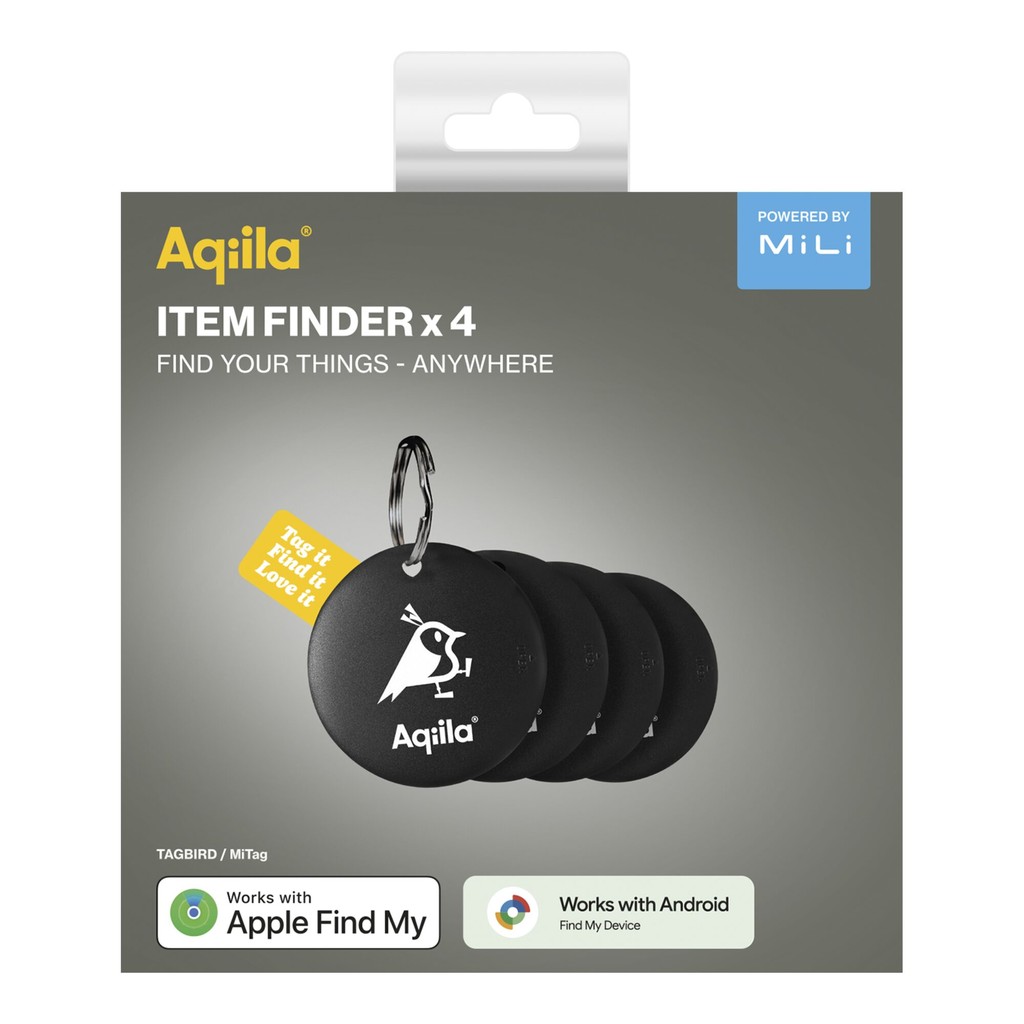 Aqiila Tagbird Avainrengas 4-pakkaus Aqiila Tagbird Avainrengas 4-pakkaus