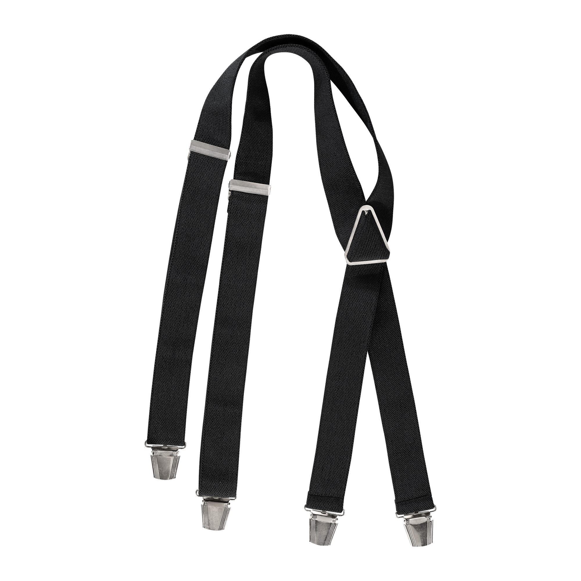 Hängslen Clip Svart, Svart