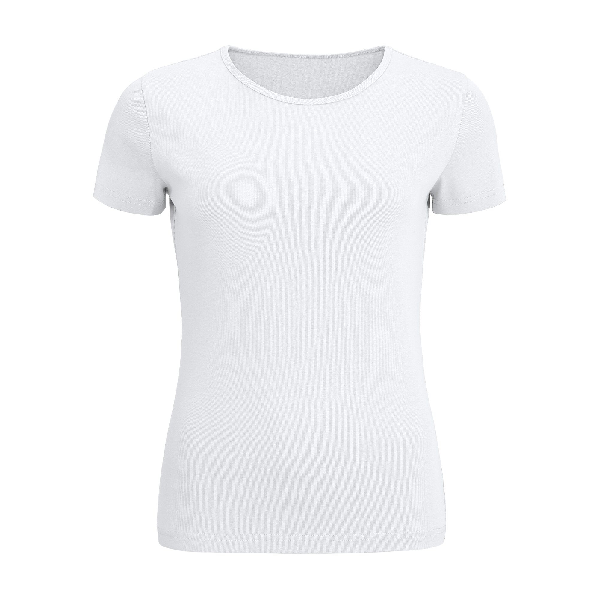 Damen Top Kurzärmlig, Weiß , 34/36