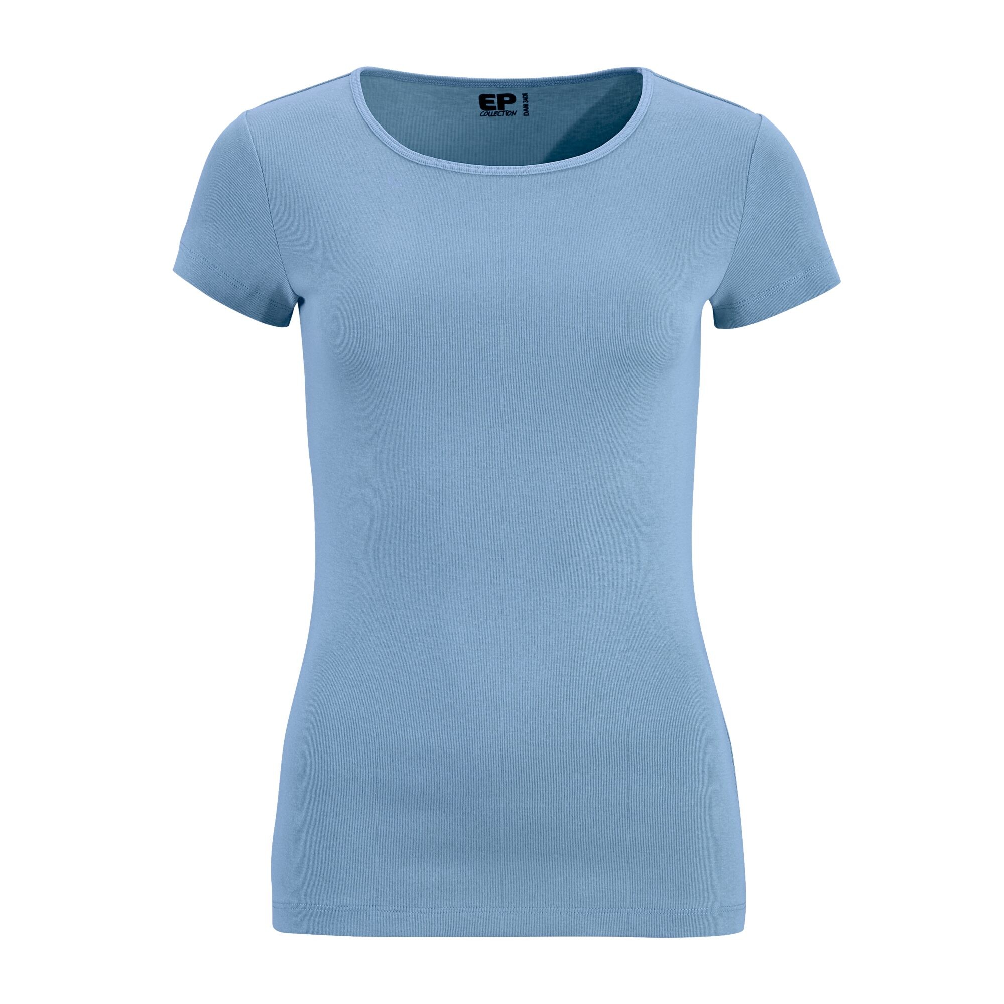 Damen Top Kurzärmlig, Hellblau, 34/36
