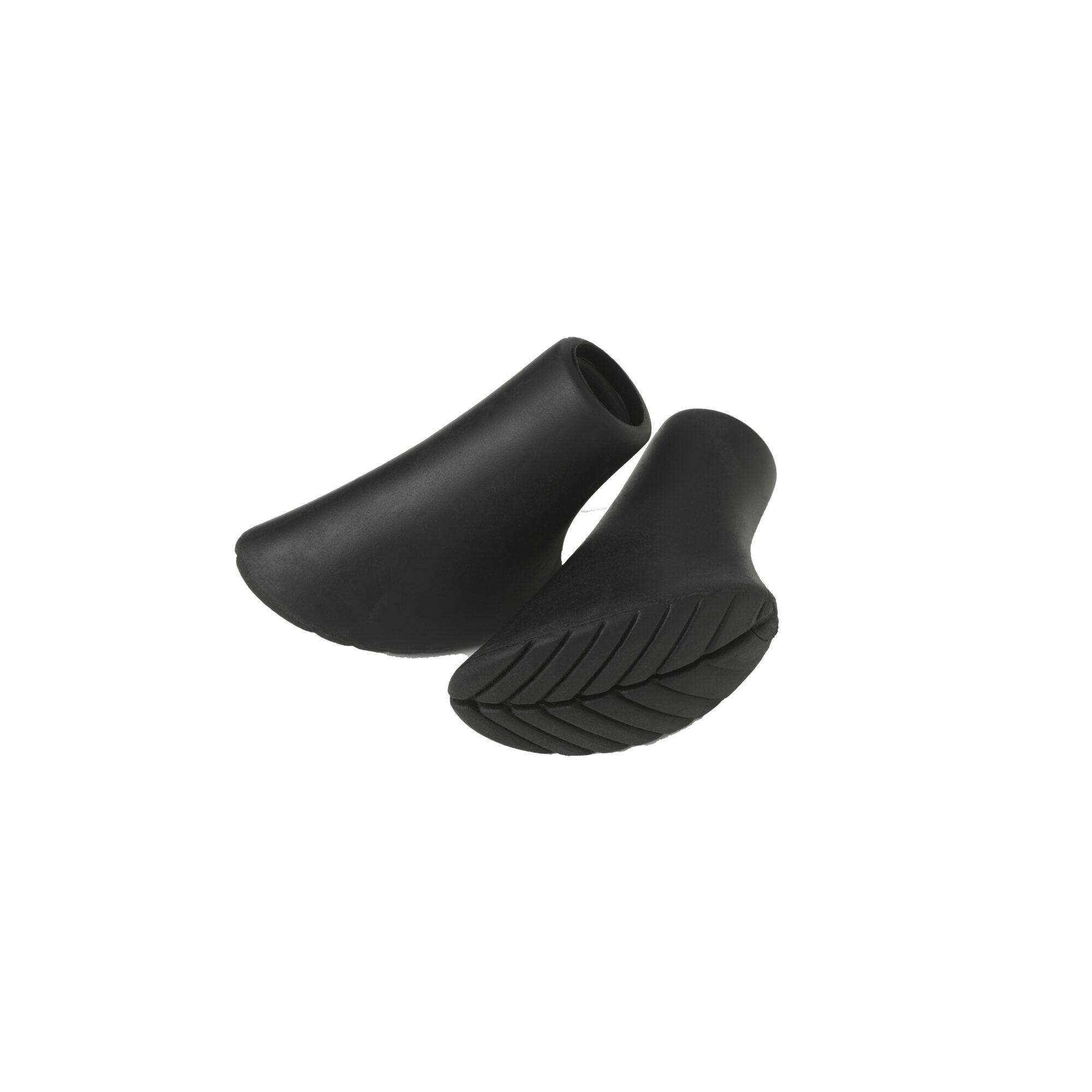 Walking Poles Rubber Paws, Sort