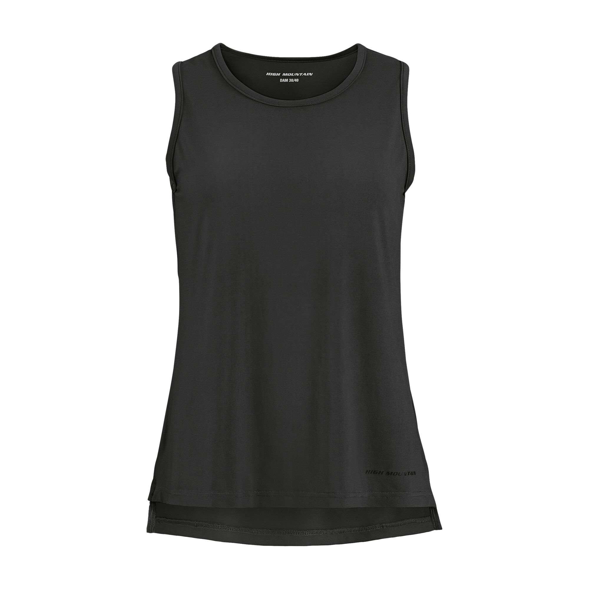 Damen Funktions-Tanktop, Schwarz, 34/36