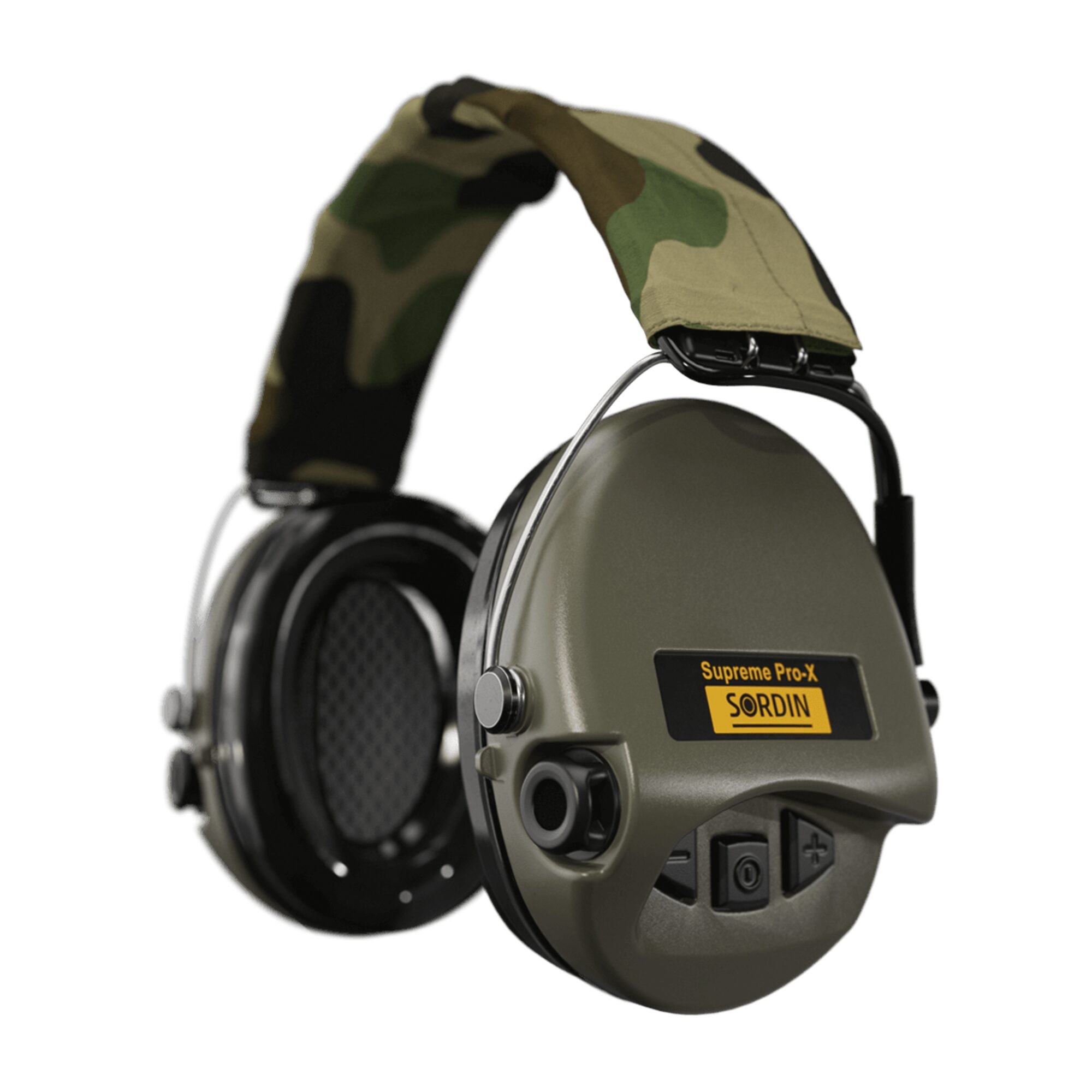 Sordin Supreme Pro X H2 LED Høreværn Grøn/Camo, Camo