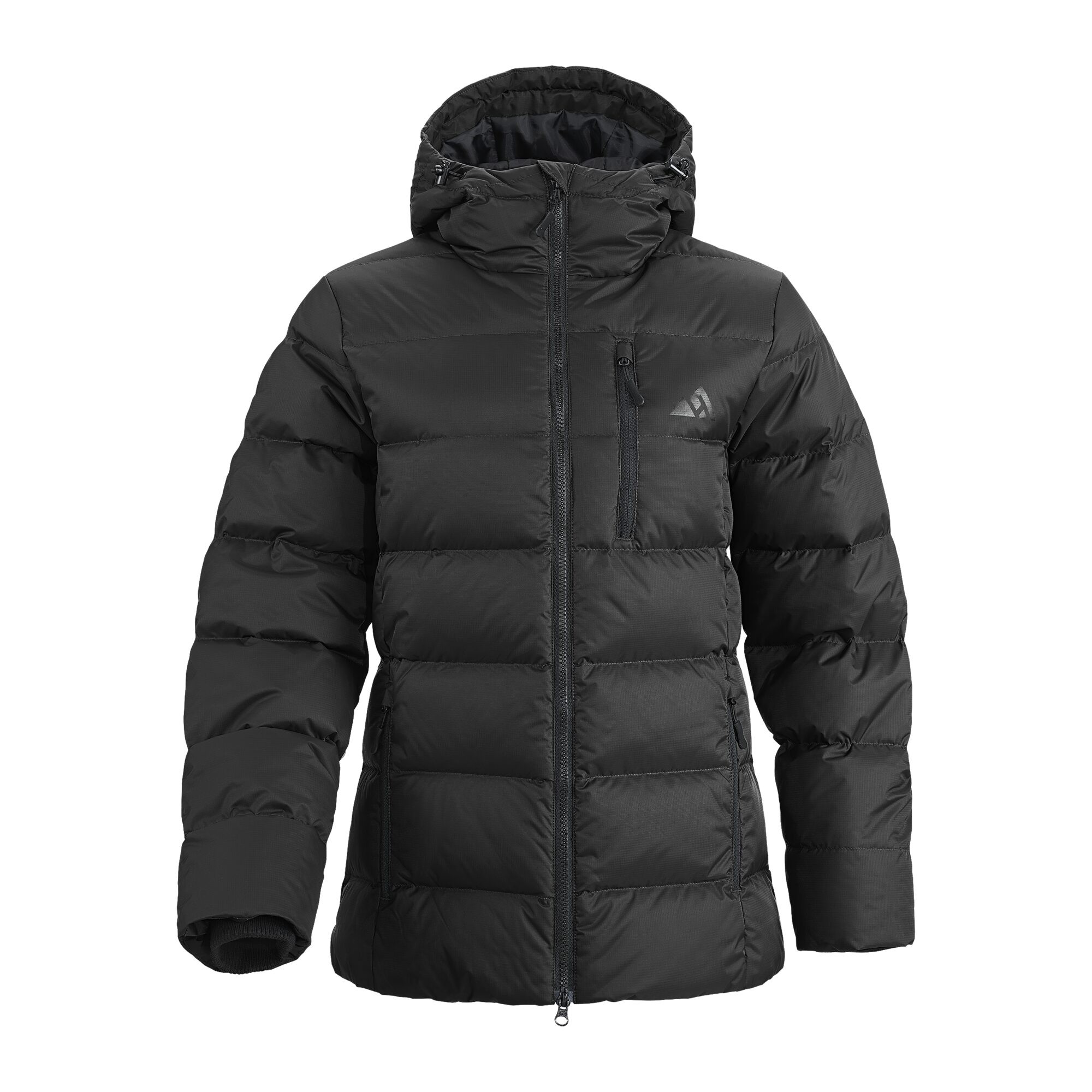 Damen Daunenjacke Björkliden, Schwarz, 36