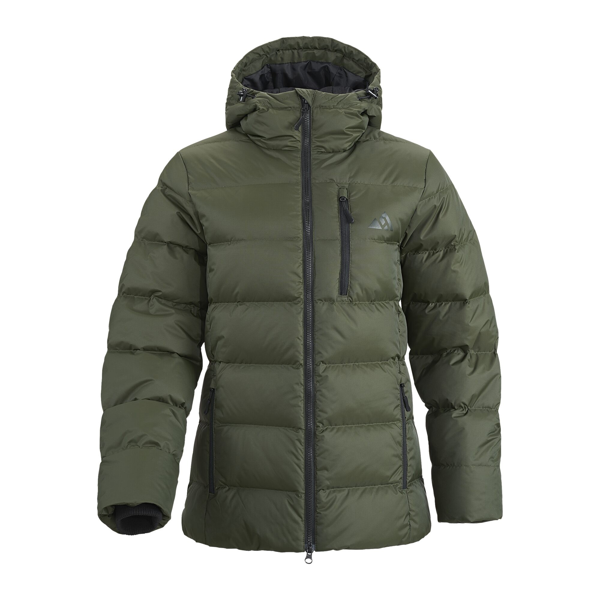 Damen Daunenjacke Björkliden, Dunkelgrün, 36