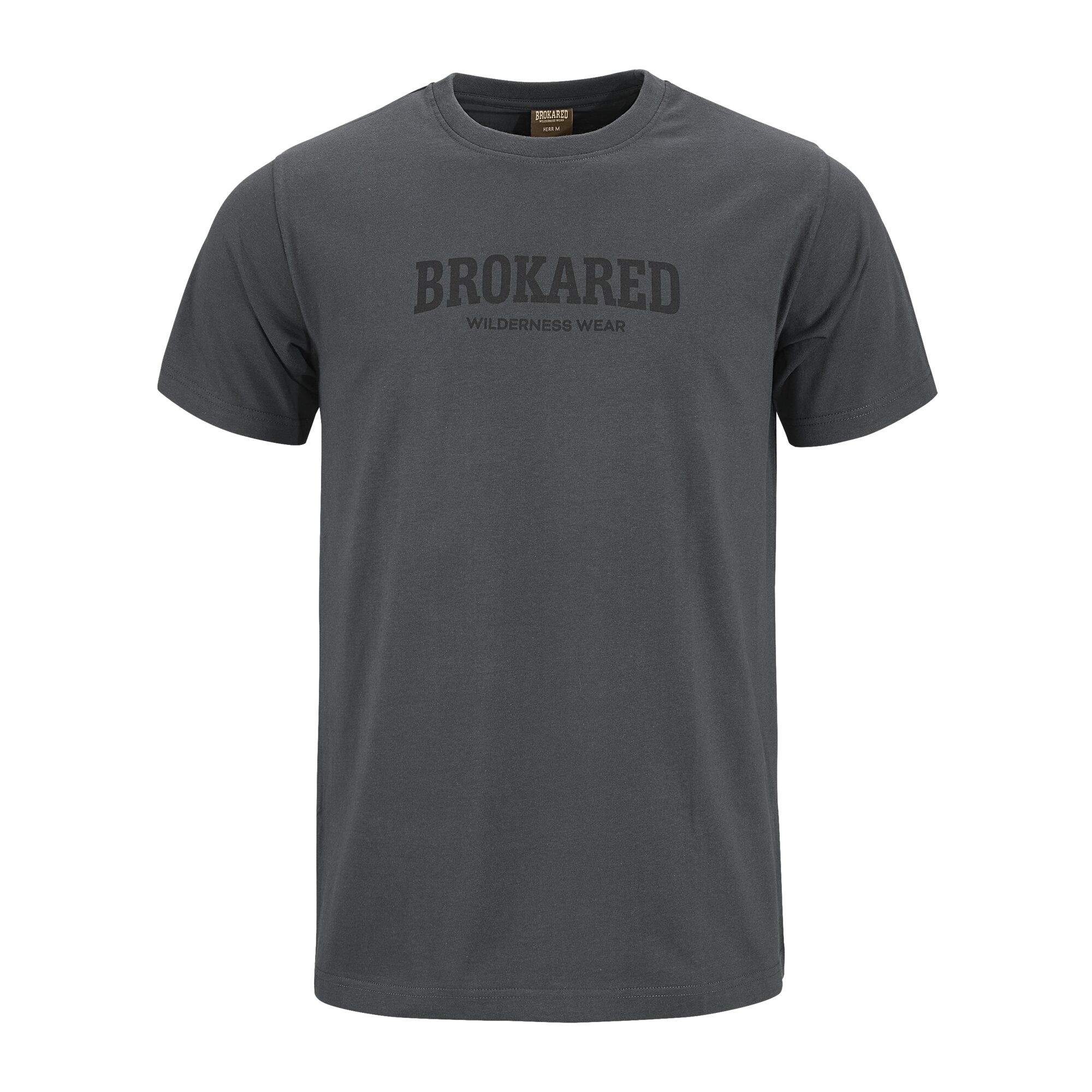 Brokared Miesten T-paita, Antrasiitinharmaa, 3XL