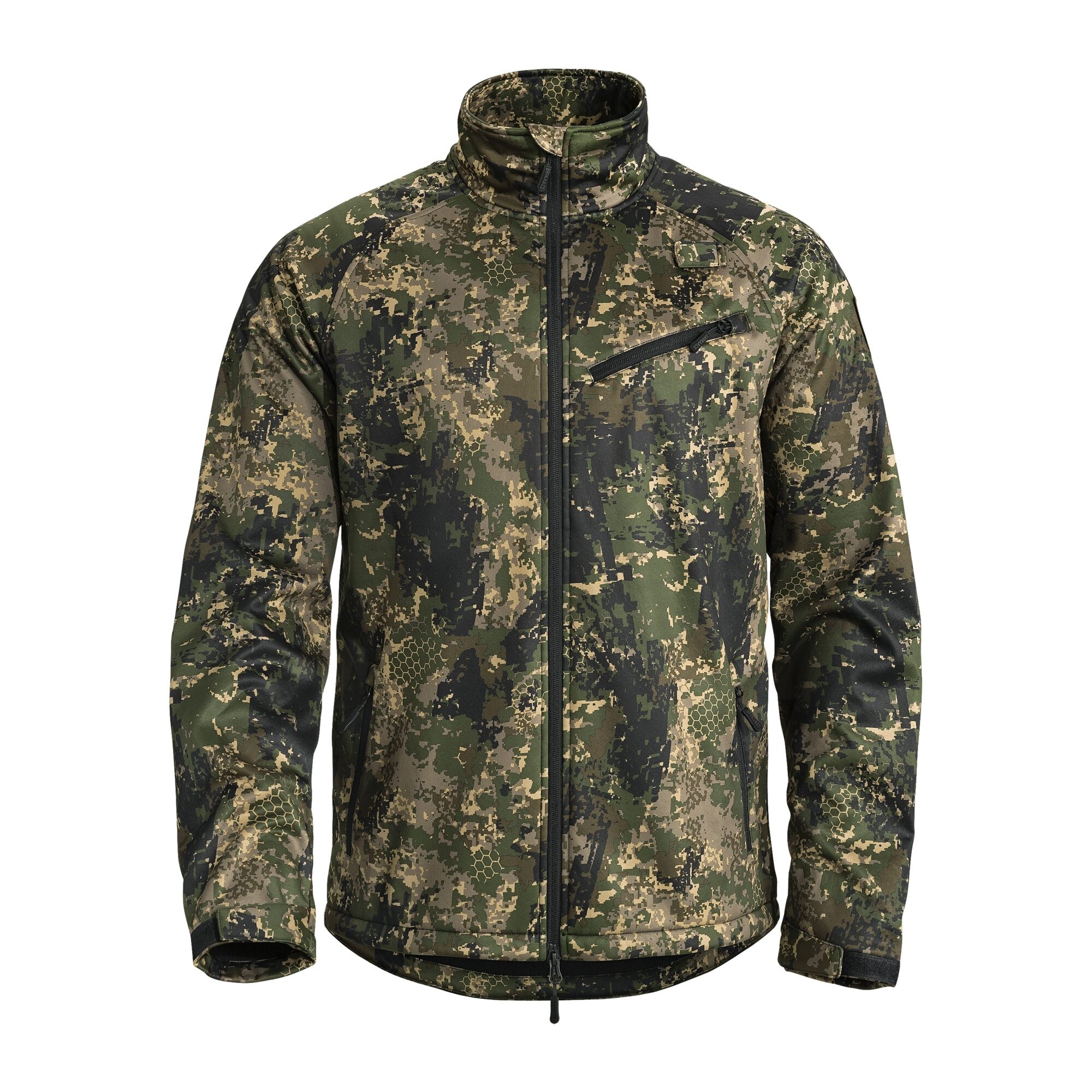 Herren Softshelljacke Moose, Tarnung, 3XL