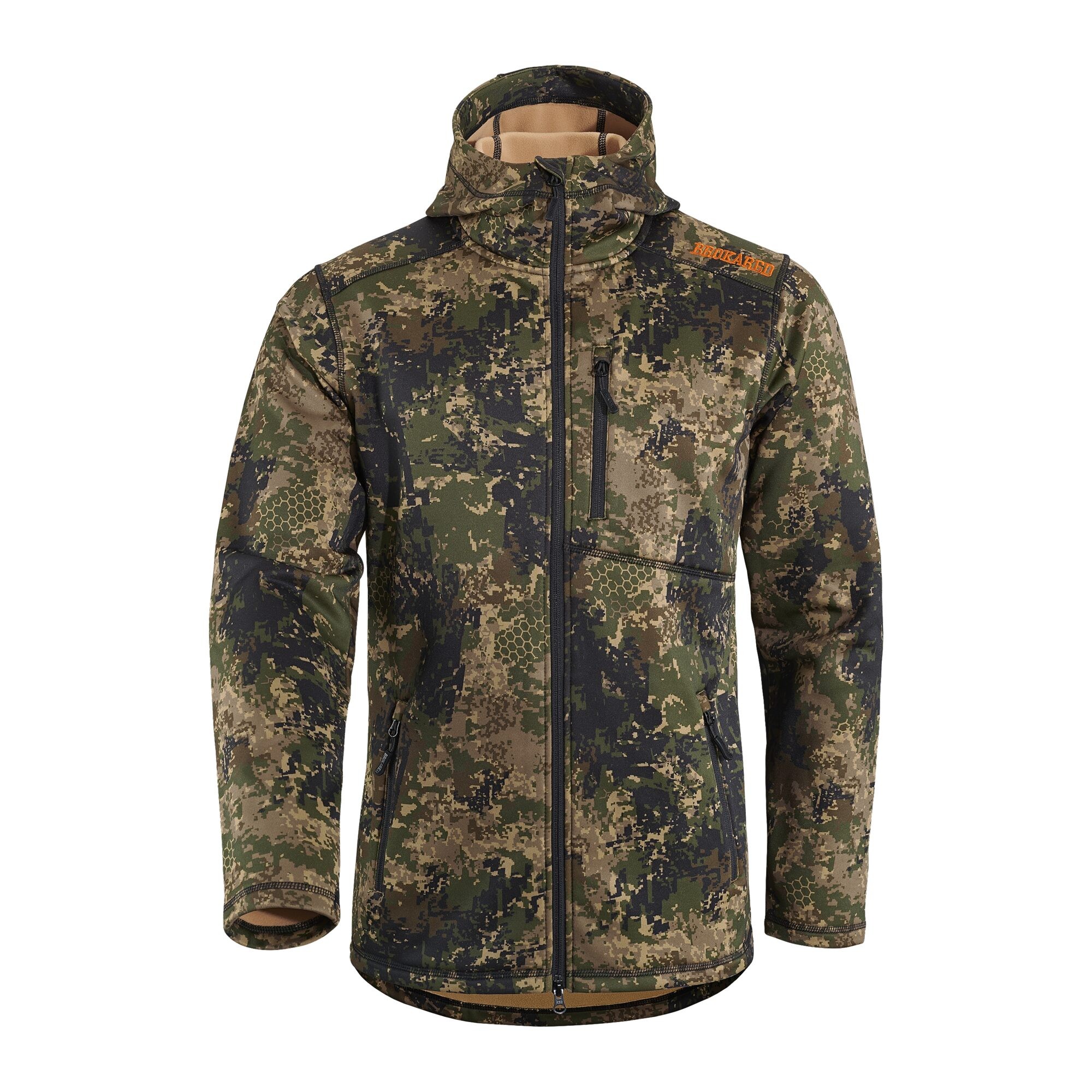 Herren Powerfleecejacke Hede, Tarnung, L