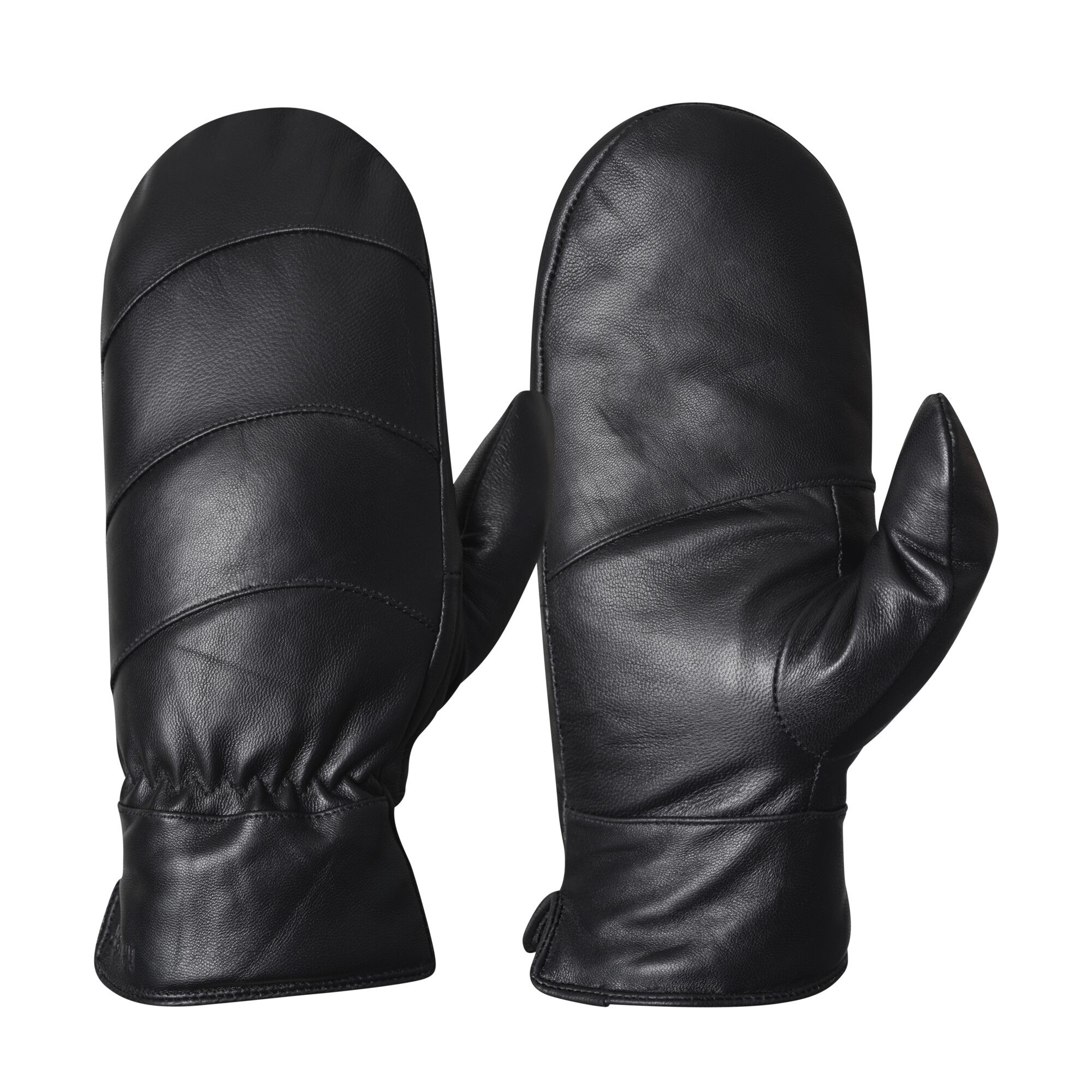 Granberg 1102 Classic Leather Mittens, Schwarz, 6/XS