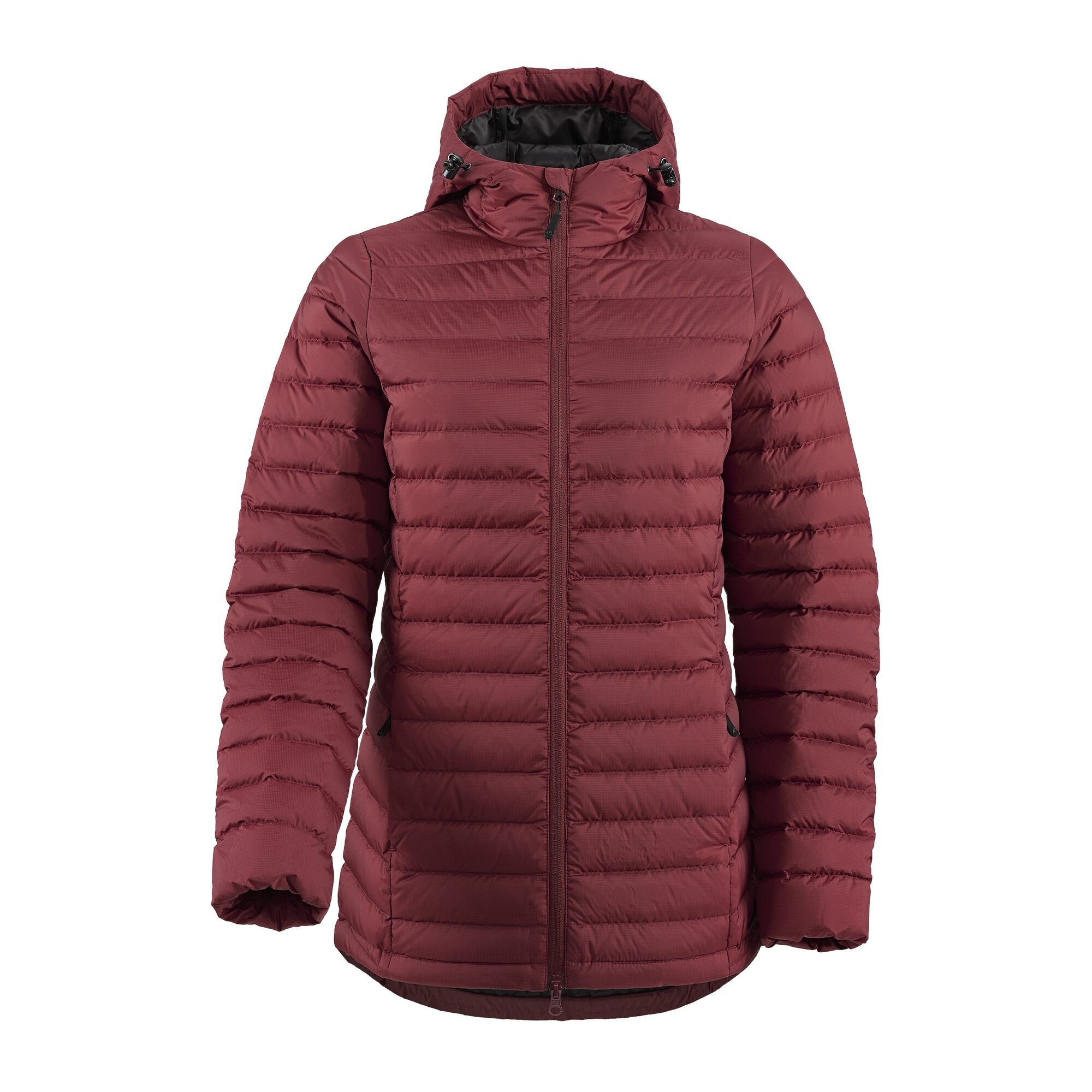 Damen Daunenjacke Hafjell, Dunkelrot, 36