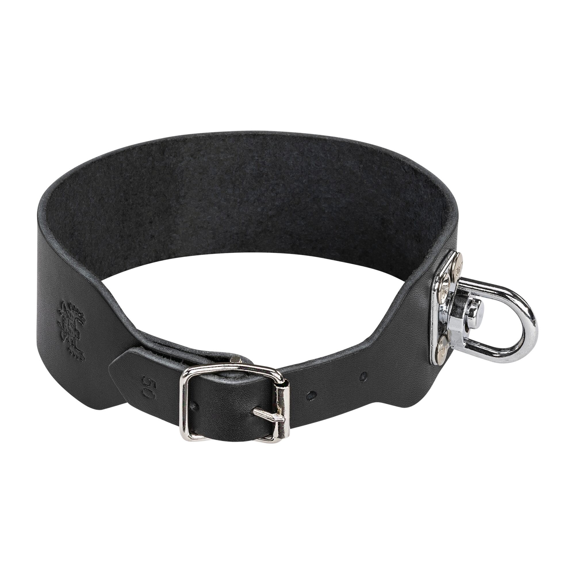 Spurhalsband Alac mit Wirbel, Braun, 40cm
