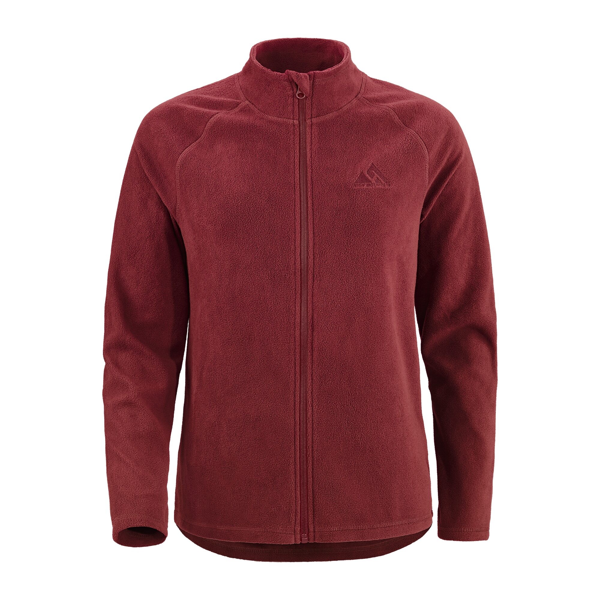 Damen Fleecejacke Lima, Dunkelrot, 34/36