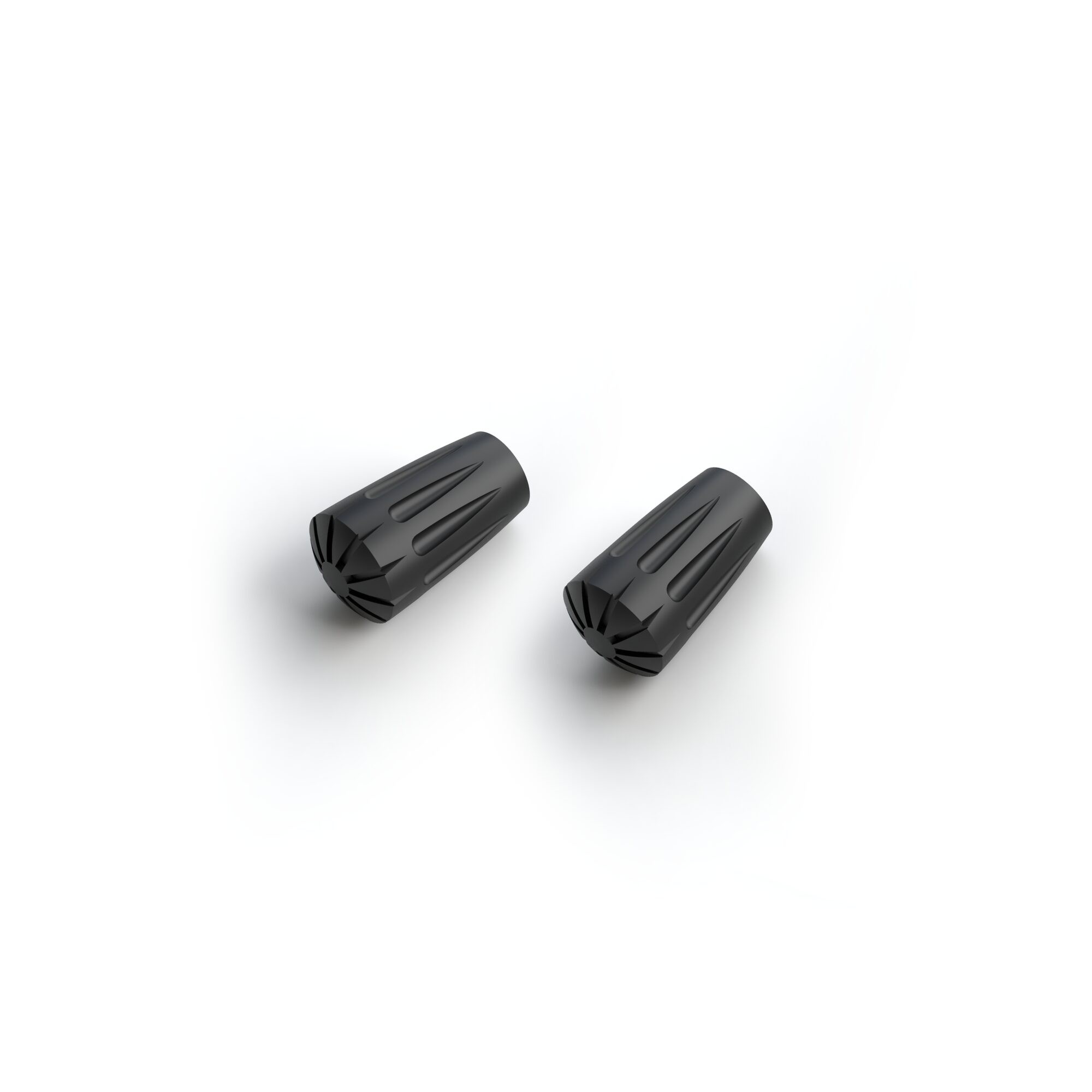 Silva Trekking Pole Rubber Paws, Sort