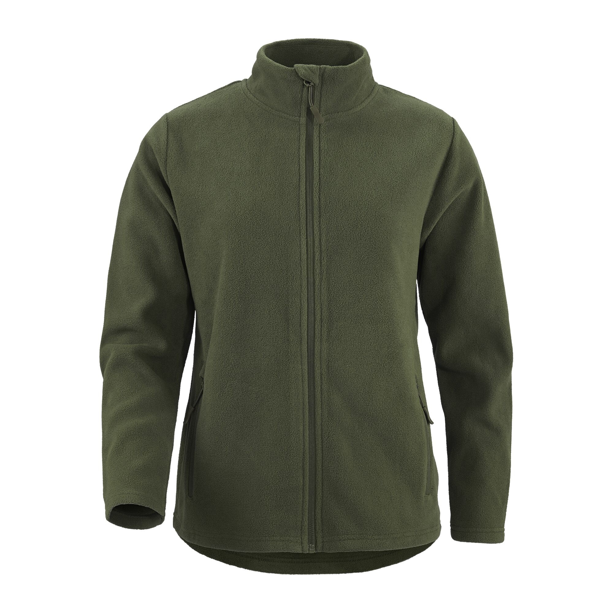 Damen Fleecejacke Målilla, Dunkelgrün, 34/36