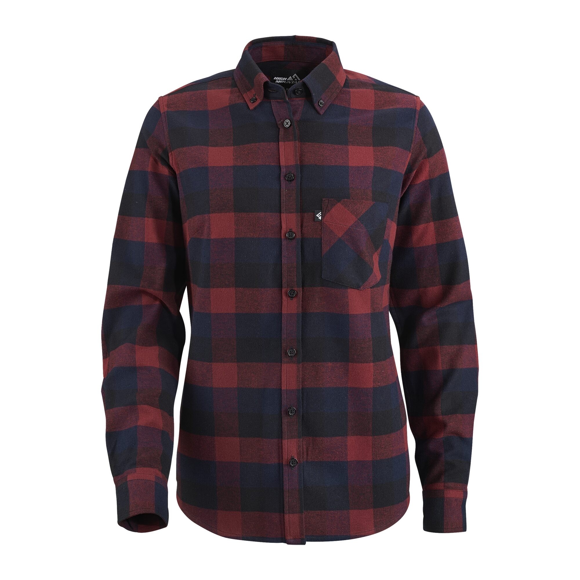 Damen Flanellhemd Jasper, Rot, 36