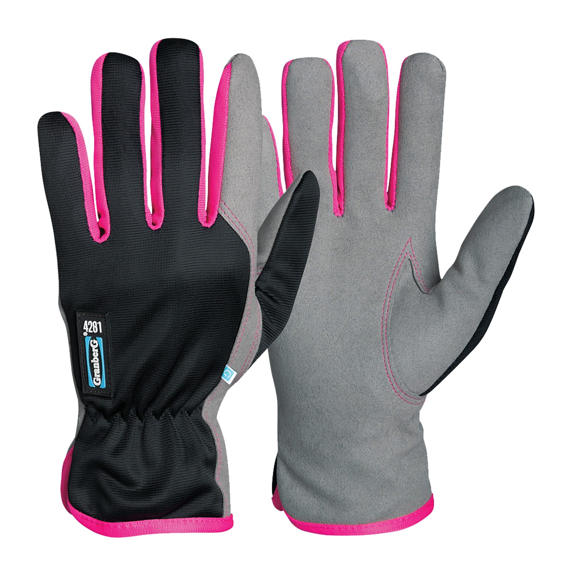 Granberg EX 4281 Assembly gloves, Vaaleanpunainen, 6/XS