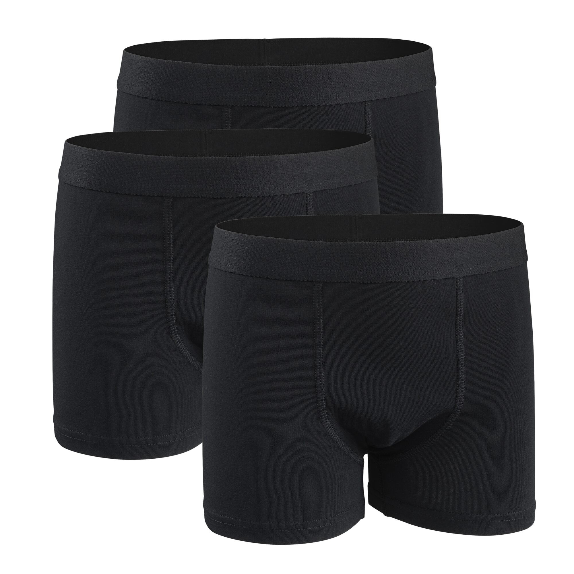 Børn Boxershorts 3-pak, Sort, 110/116