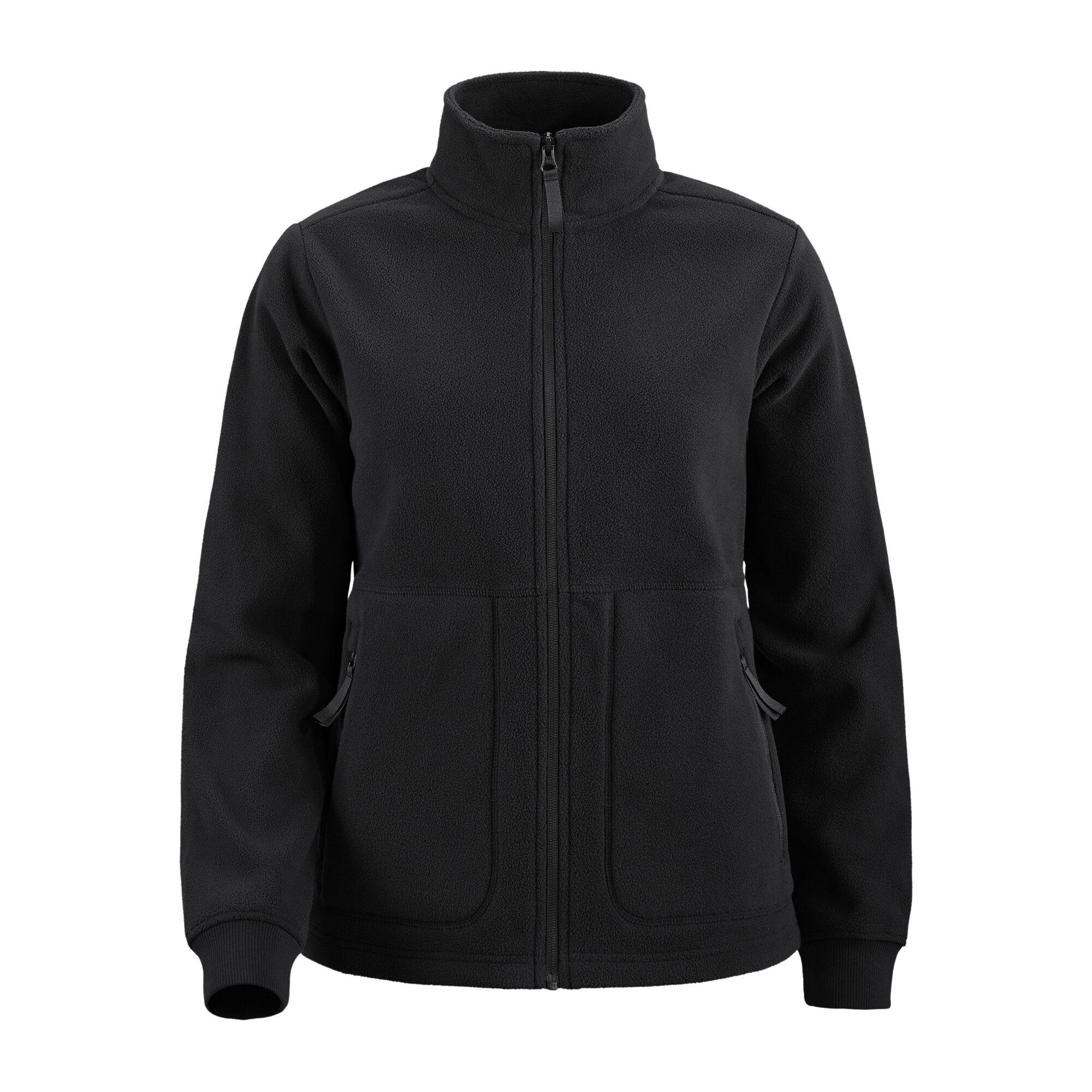 Damen Fleecejacke Borgsjö, Schwarz, 34/36