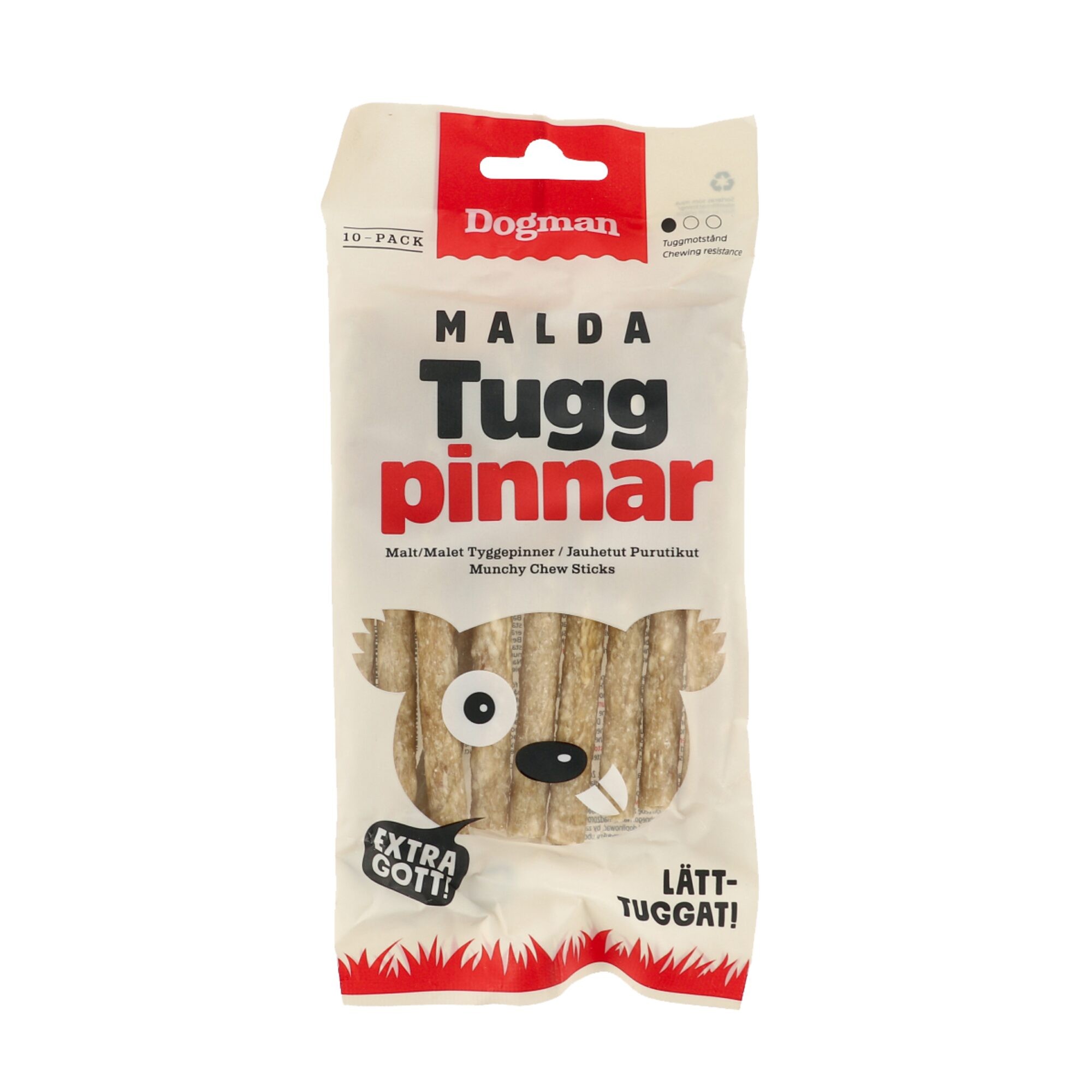 Dogman Gemahlene Kaurollen 10er-Pack, Keine Farbe