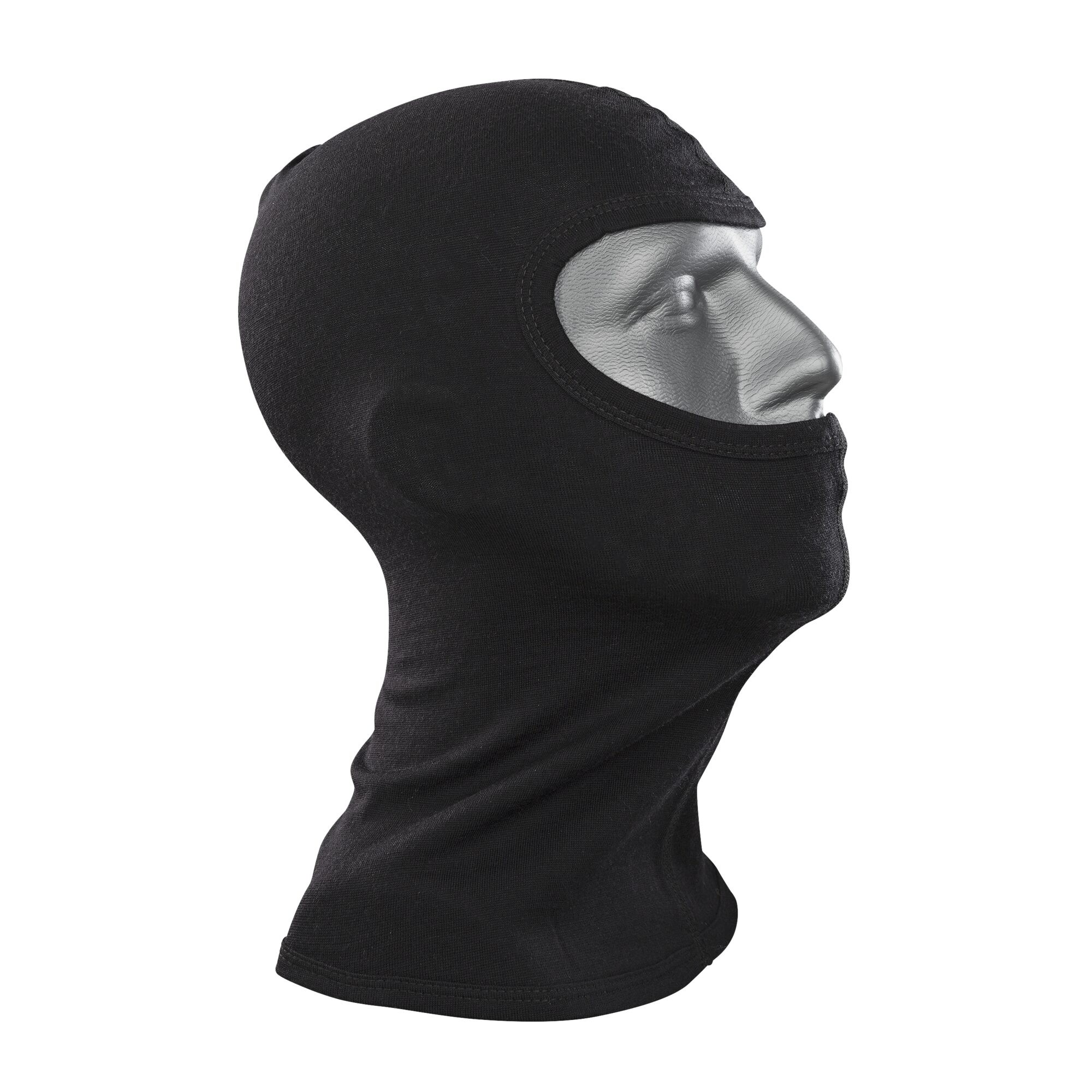 Balaclava Merinowolle, Schwarz