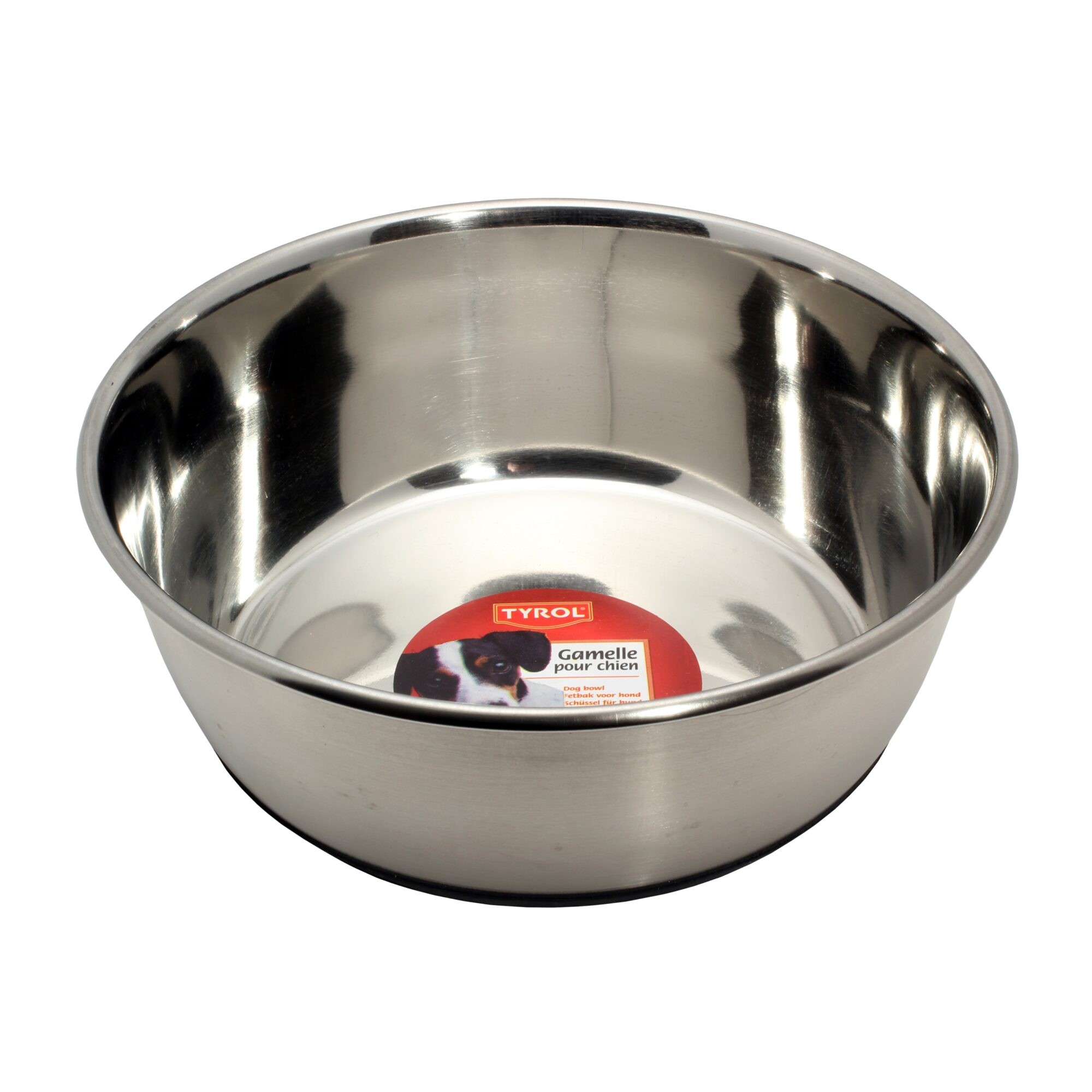 Rostfreier Napf Antislip 1,5L Tyrol, Keine Farbe