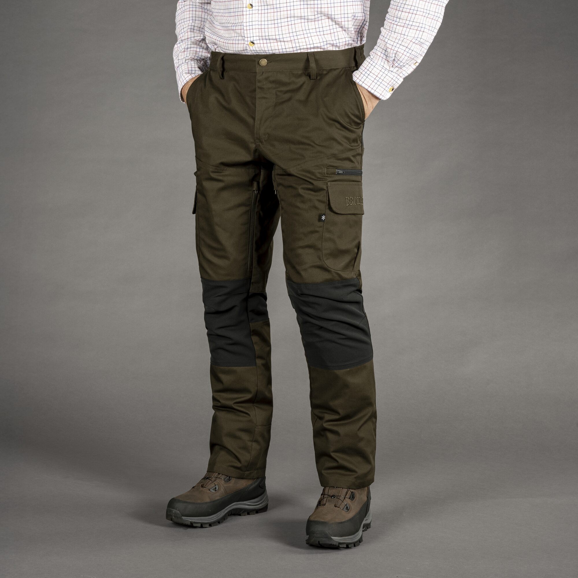 Herren Outdoorhose Tännäs Gefüttert, Dunkelgrün, C148