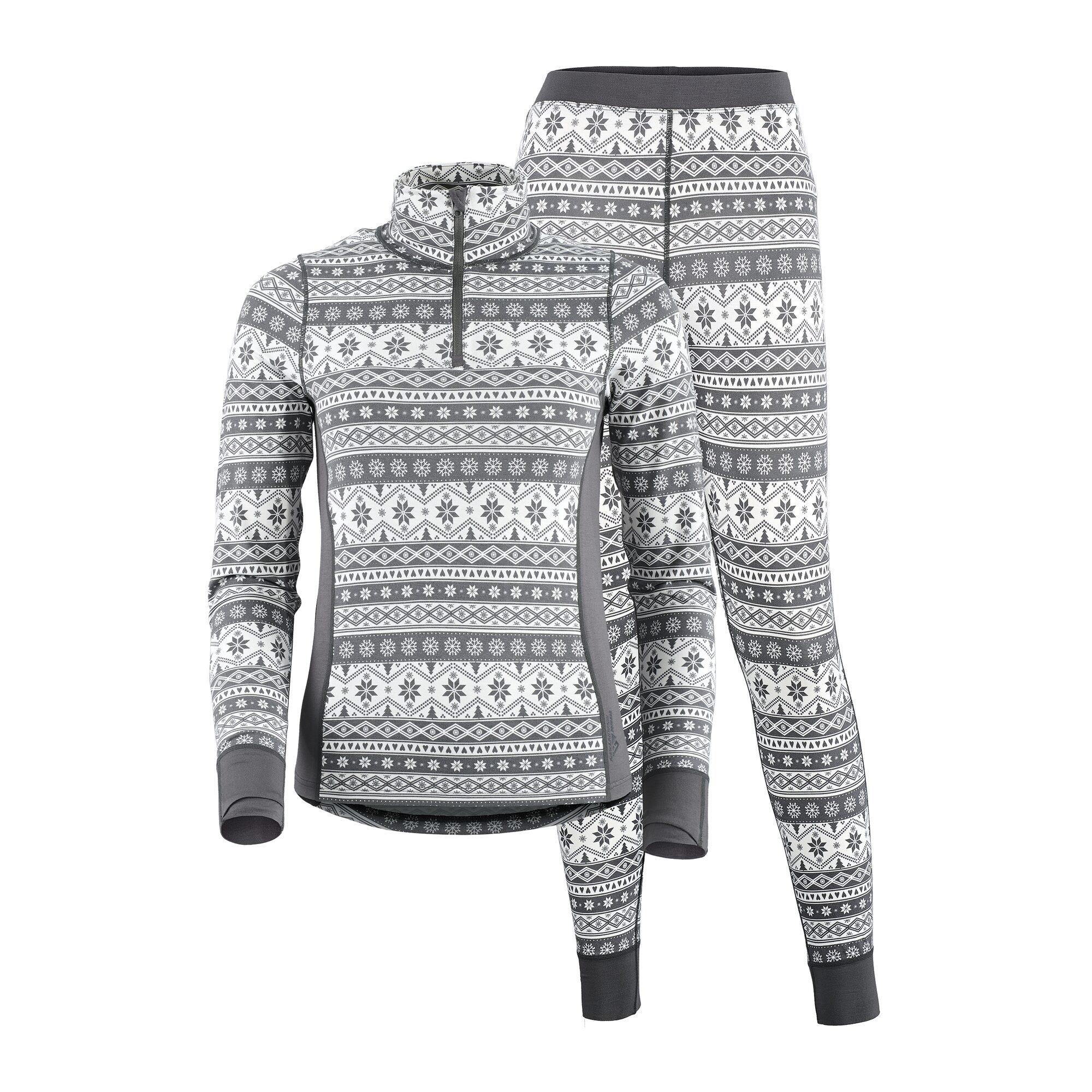 Damen Funktionsunterwäsche Lundby Bambus Grau, Grau, 34/36