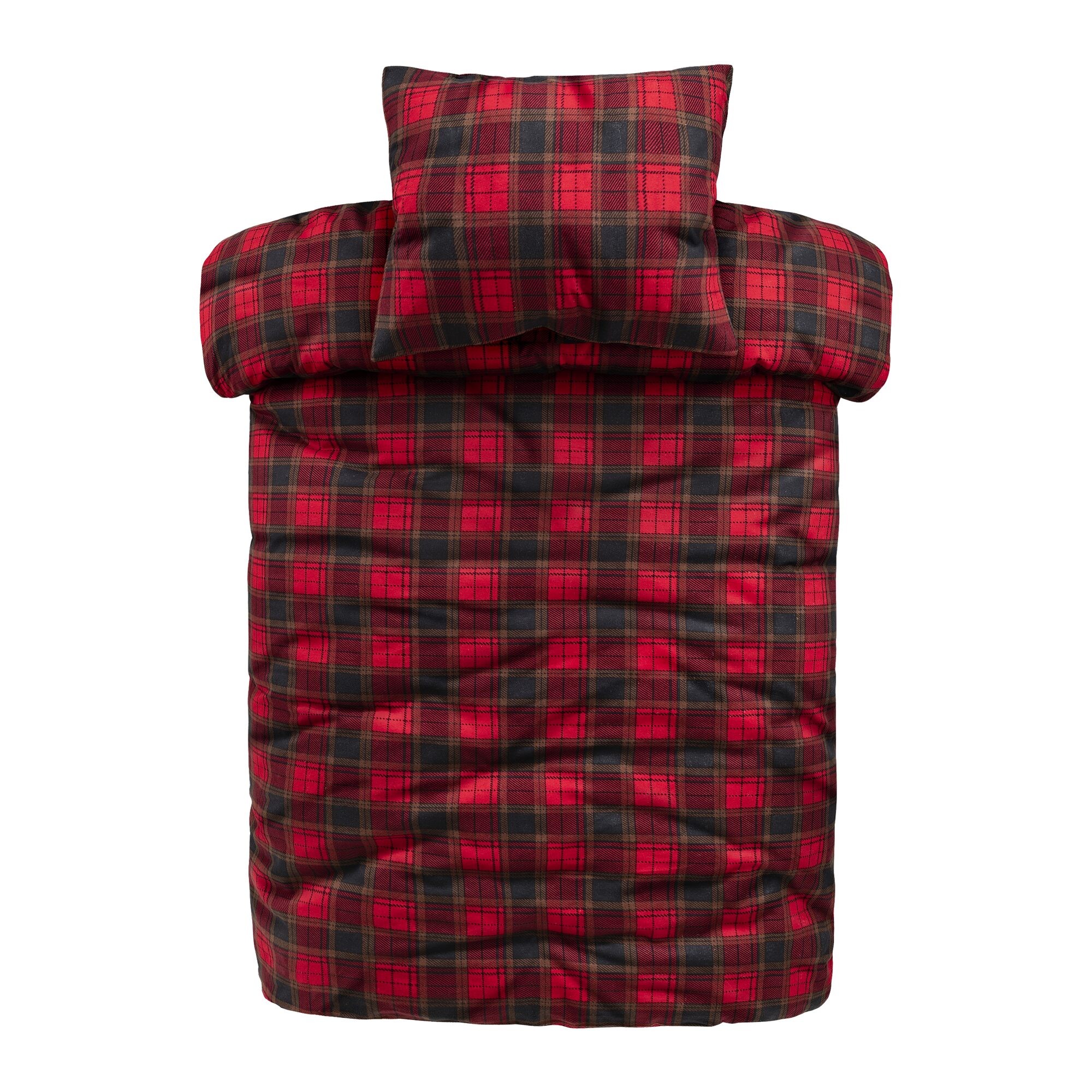 Påslakan Sjönevad Flanell, Röd