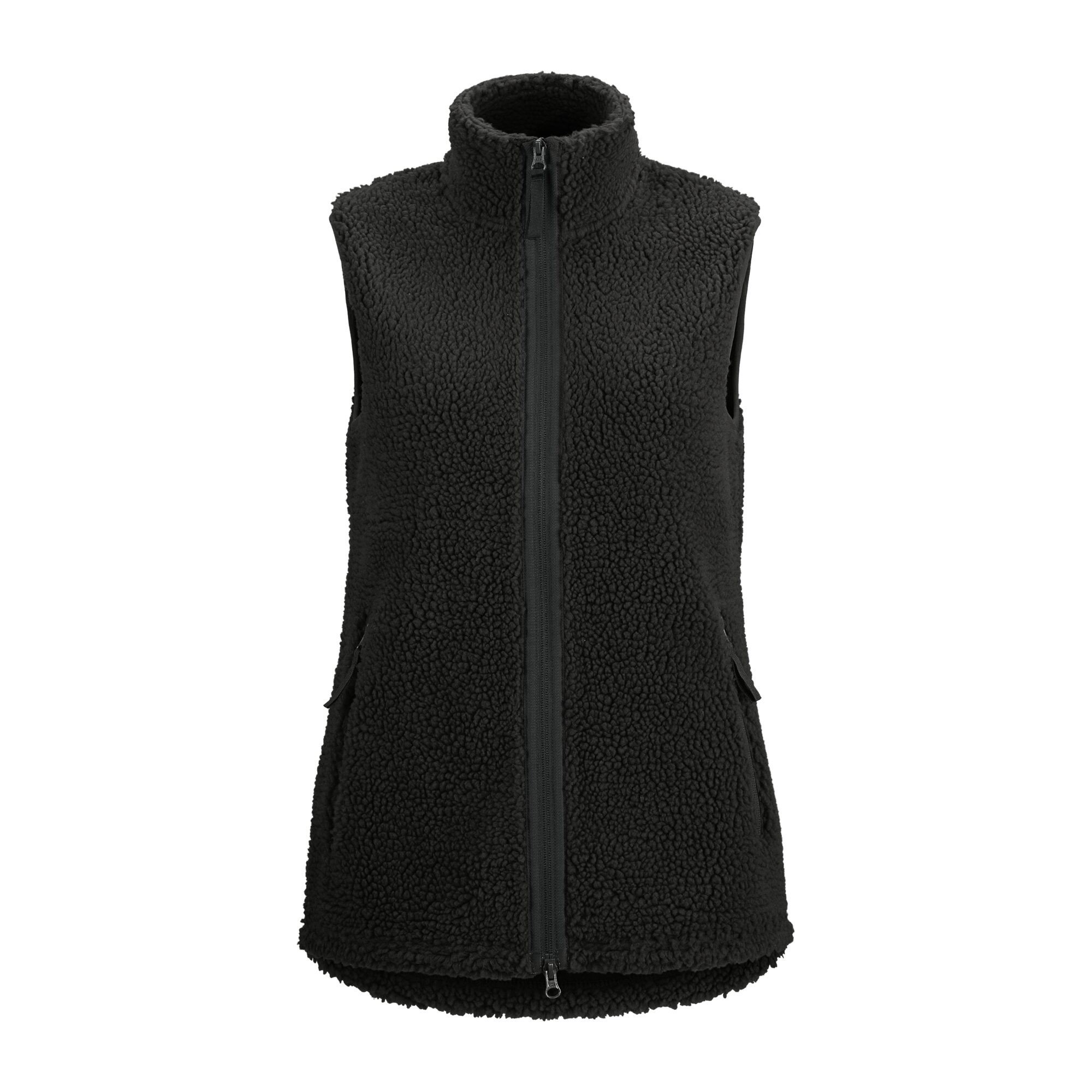 Damen Fleeceweste Orrvik, Schwarz, 46/48