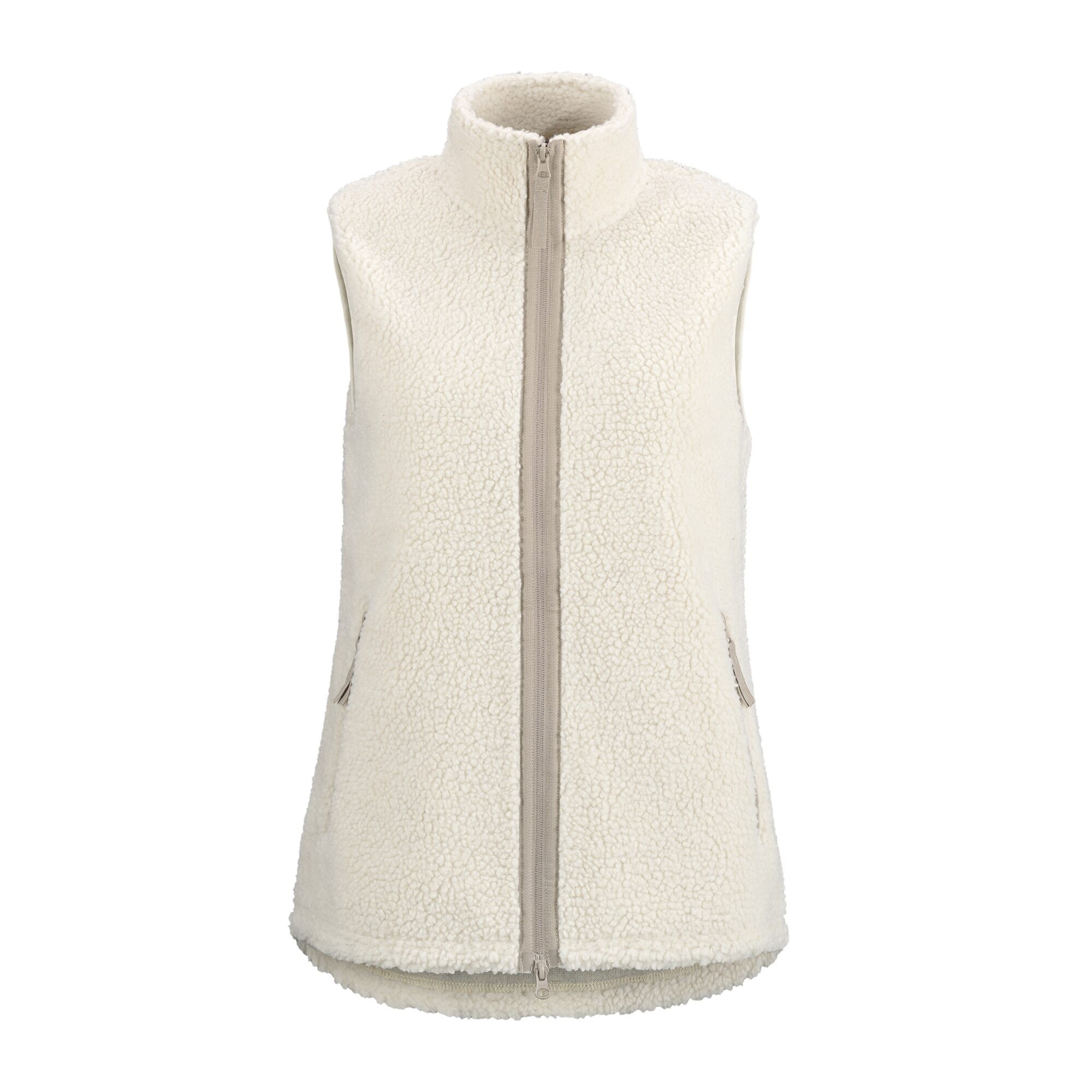 Damen Fleeceweste Orrvik, Offwhite, 34/36