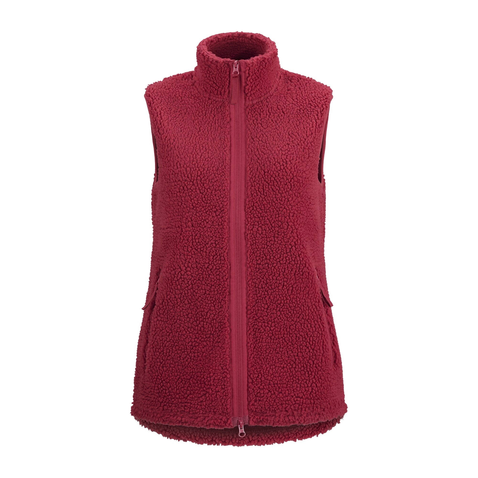 Damen Fleeceweste Orrvik, Himbeere, 34/36