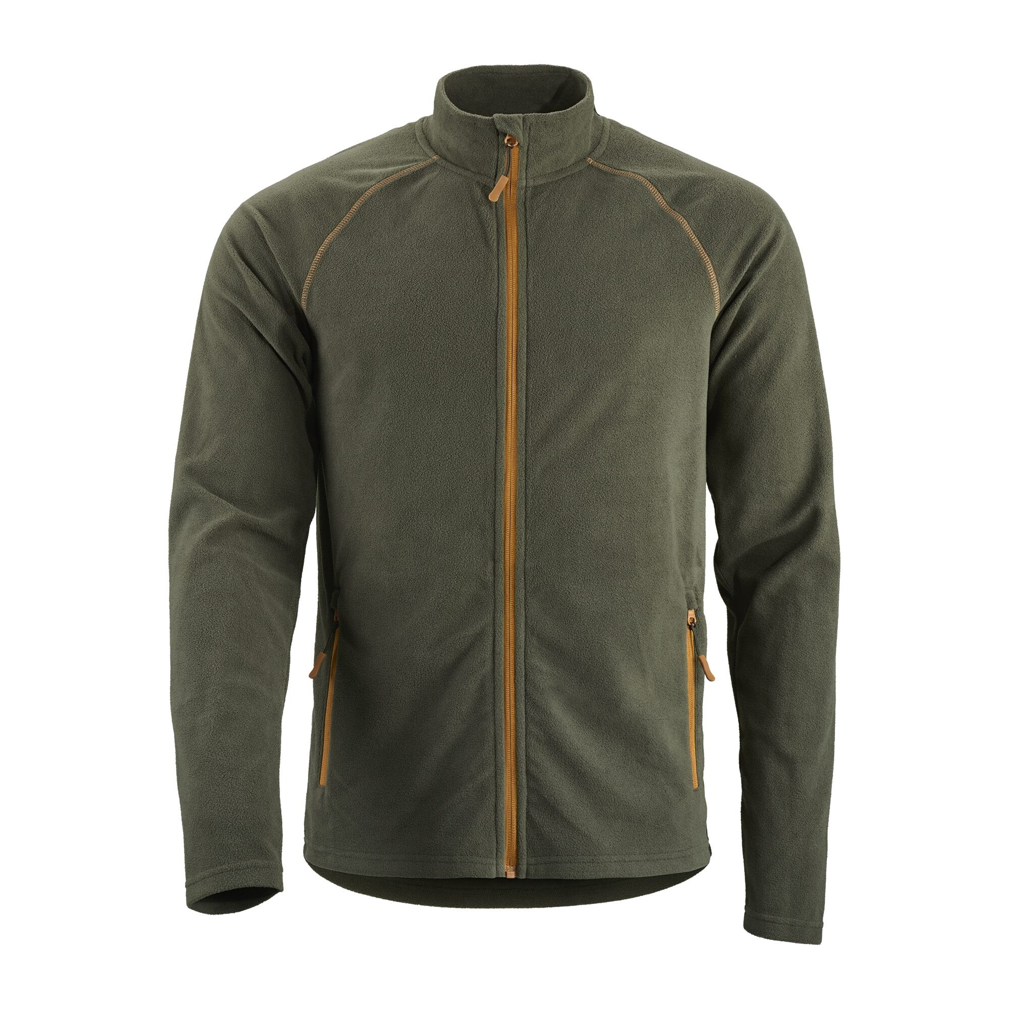Herren Fleecejacke Bräcke, Grün, 3XL