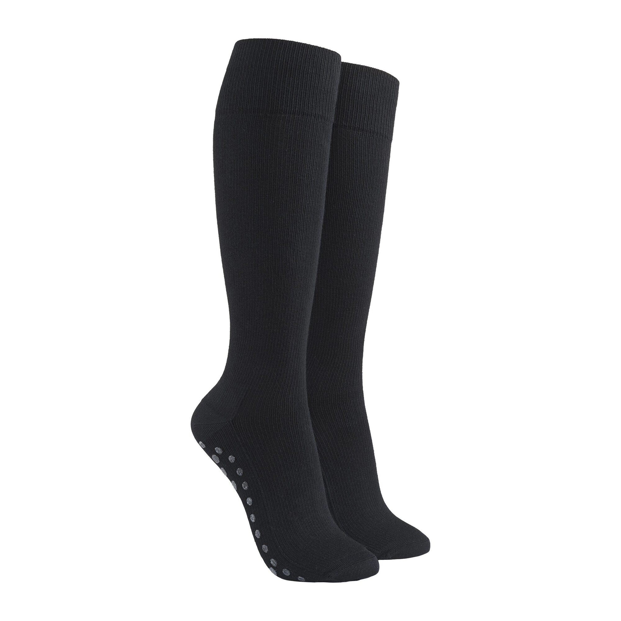 Kompressionsstrümpfe Anti Slip 18-22 mmHg, Schwarz, 37/39
