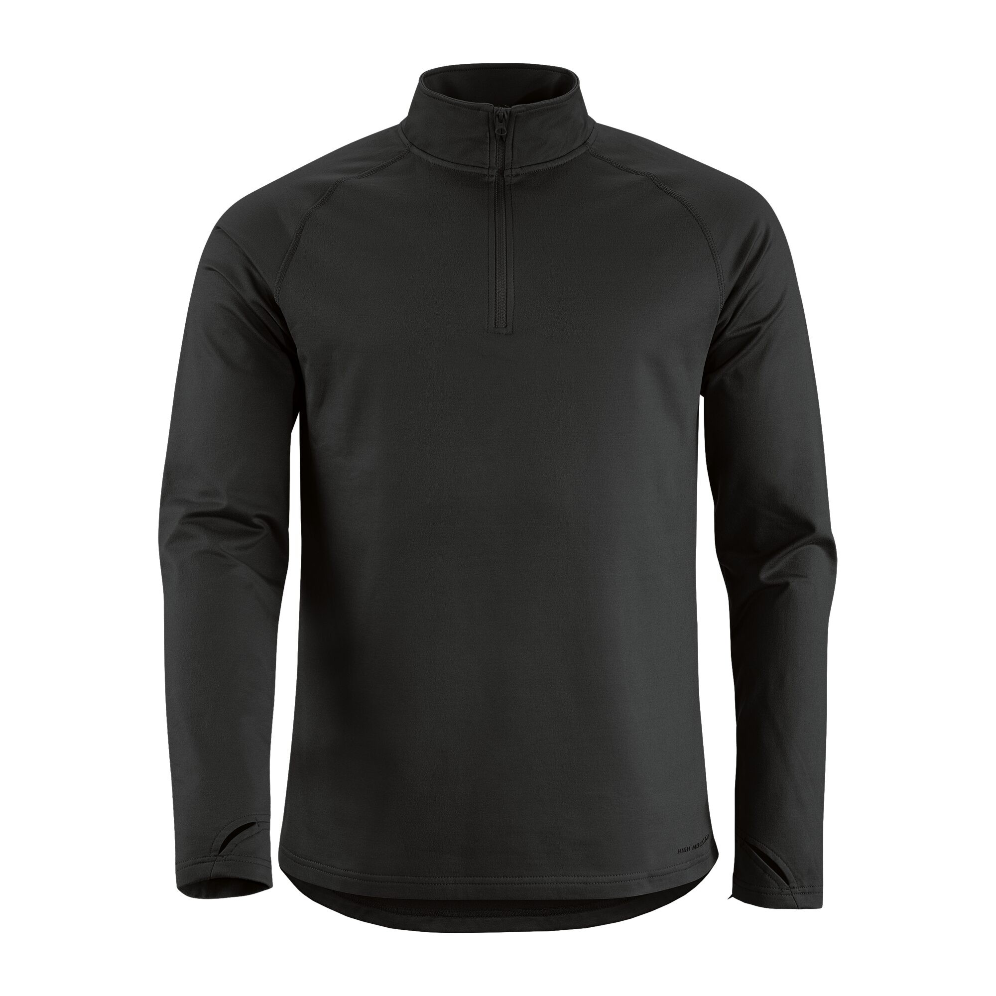 Active Miesten Pusero Half Zip, Musta, 3XL