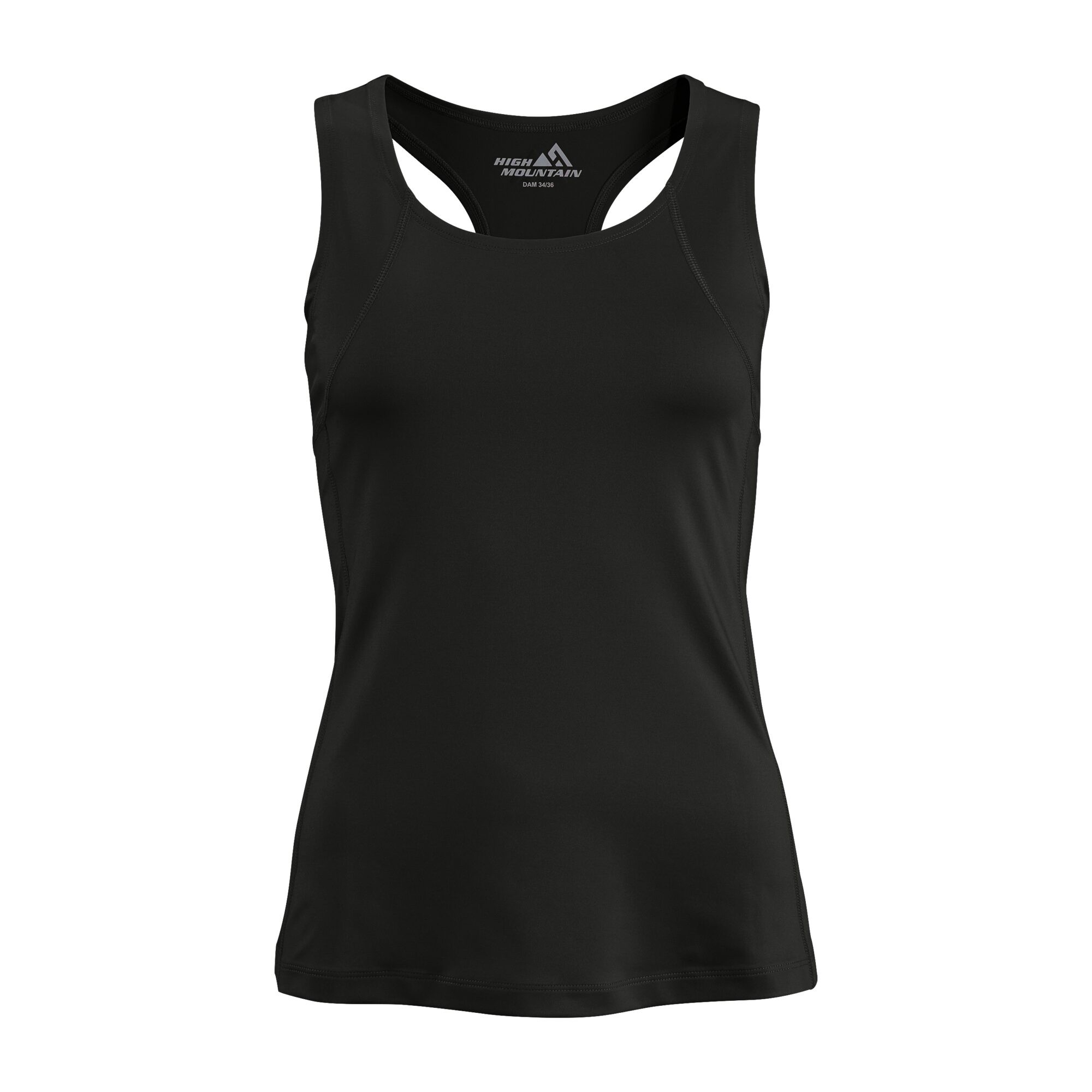 Dame Sportstop Active, Sort, 34/36