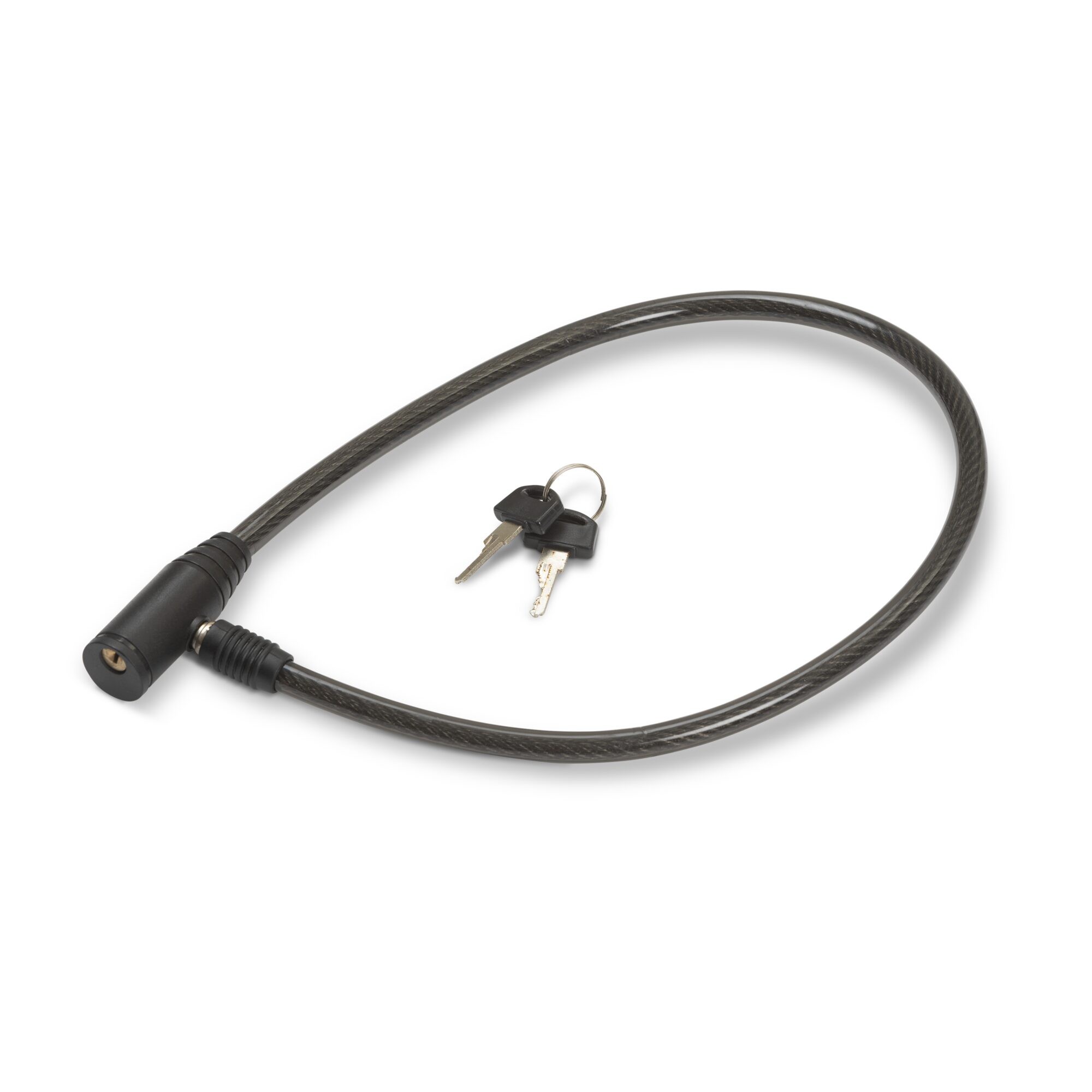Cykellås Basic wire 10x650 mm, Svart